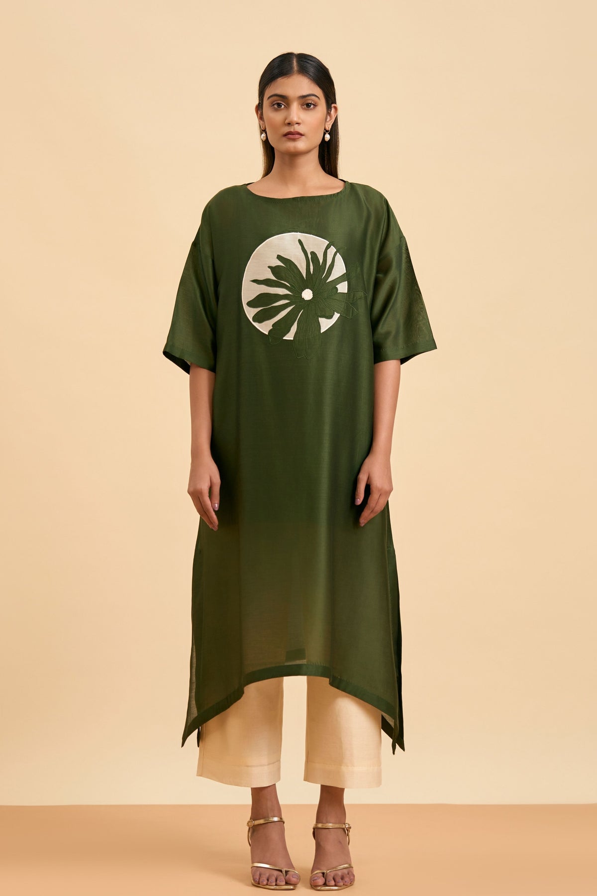 Olive Elegance Suit Set