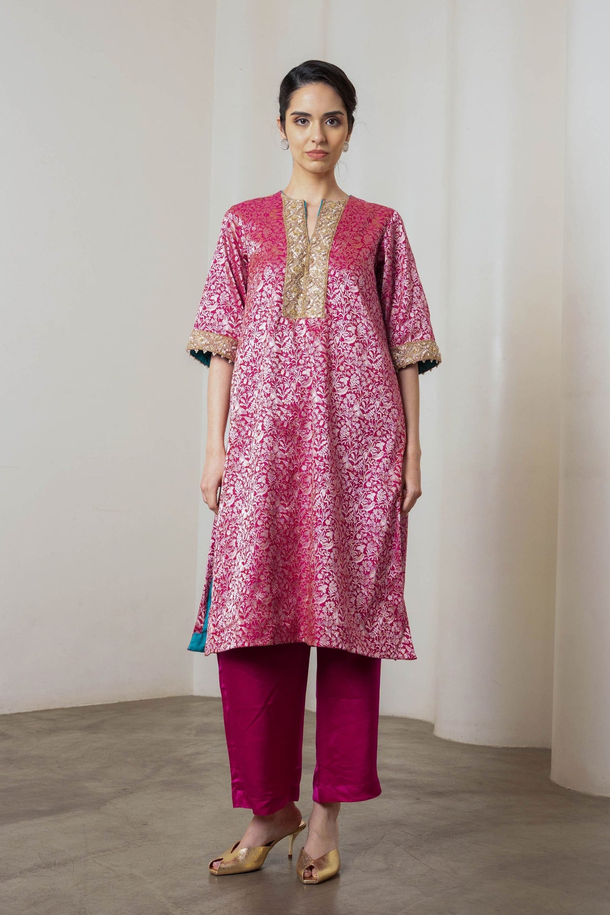 Rysa Magenta Kurta Set
