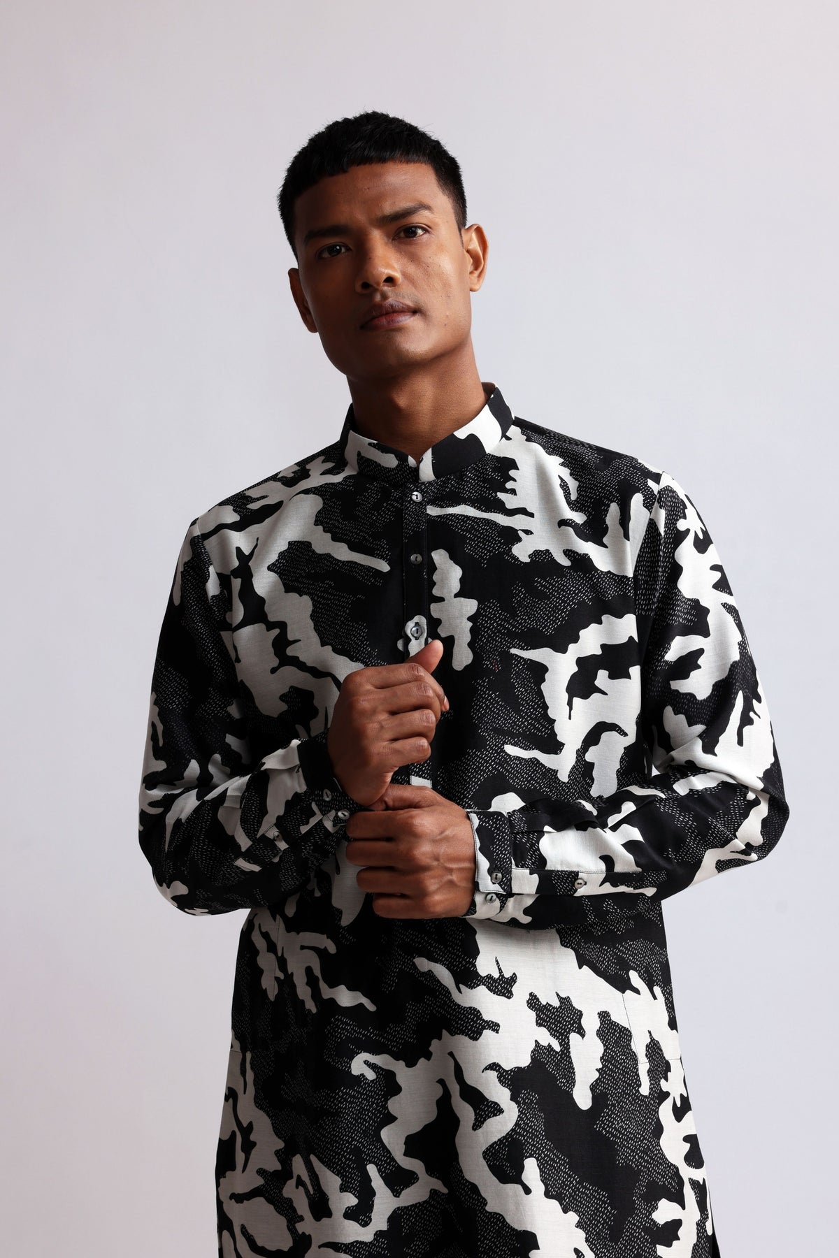 Shadow Camo Black Kurta