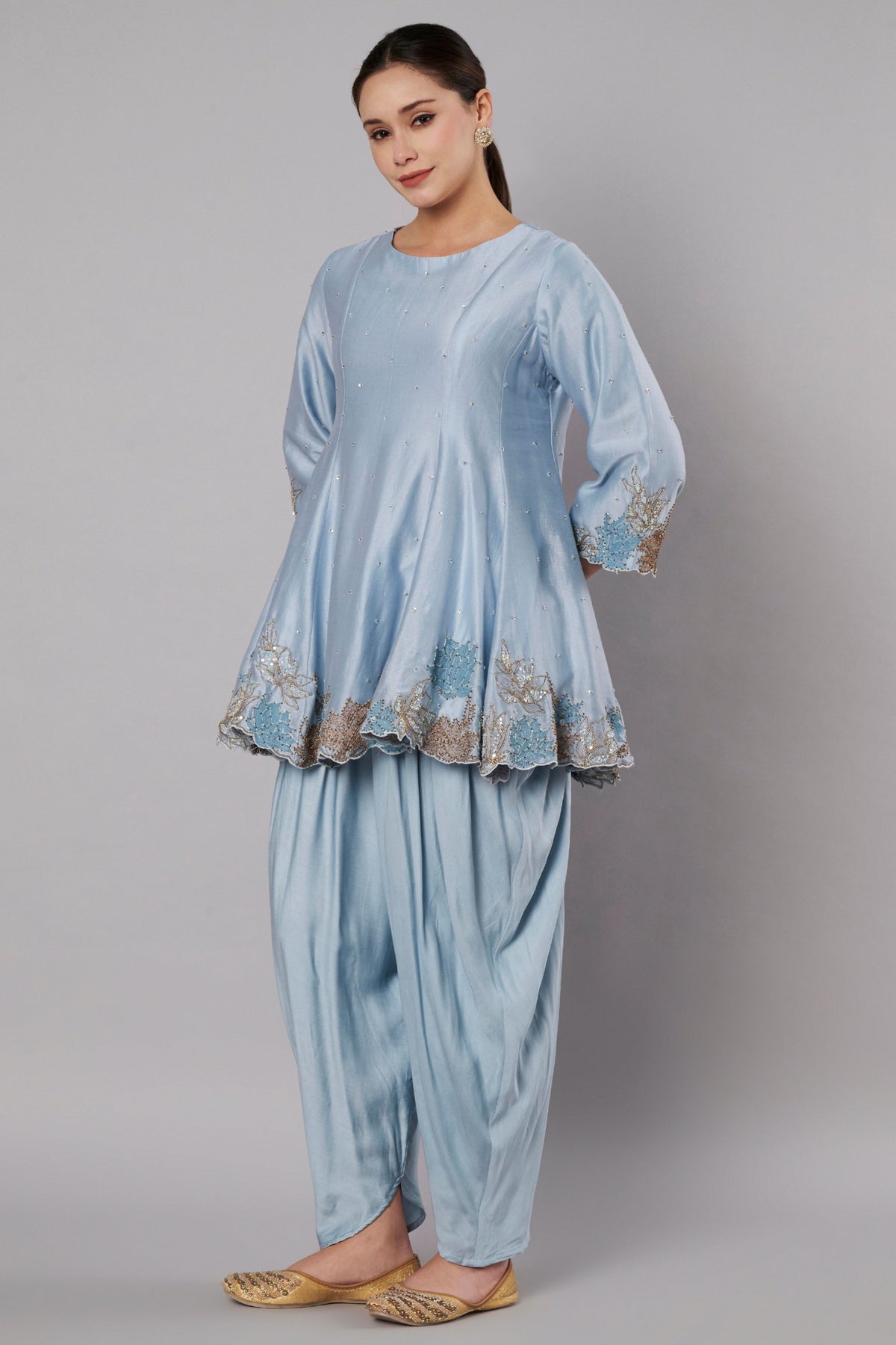 Meadow Short Dhoti Set