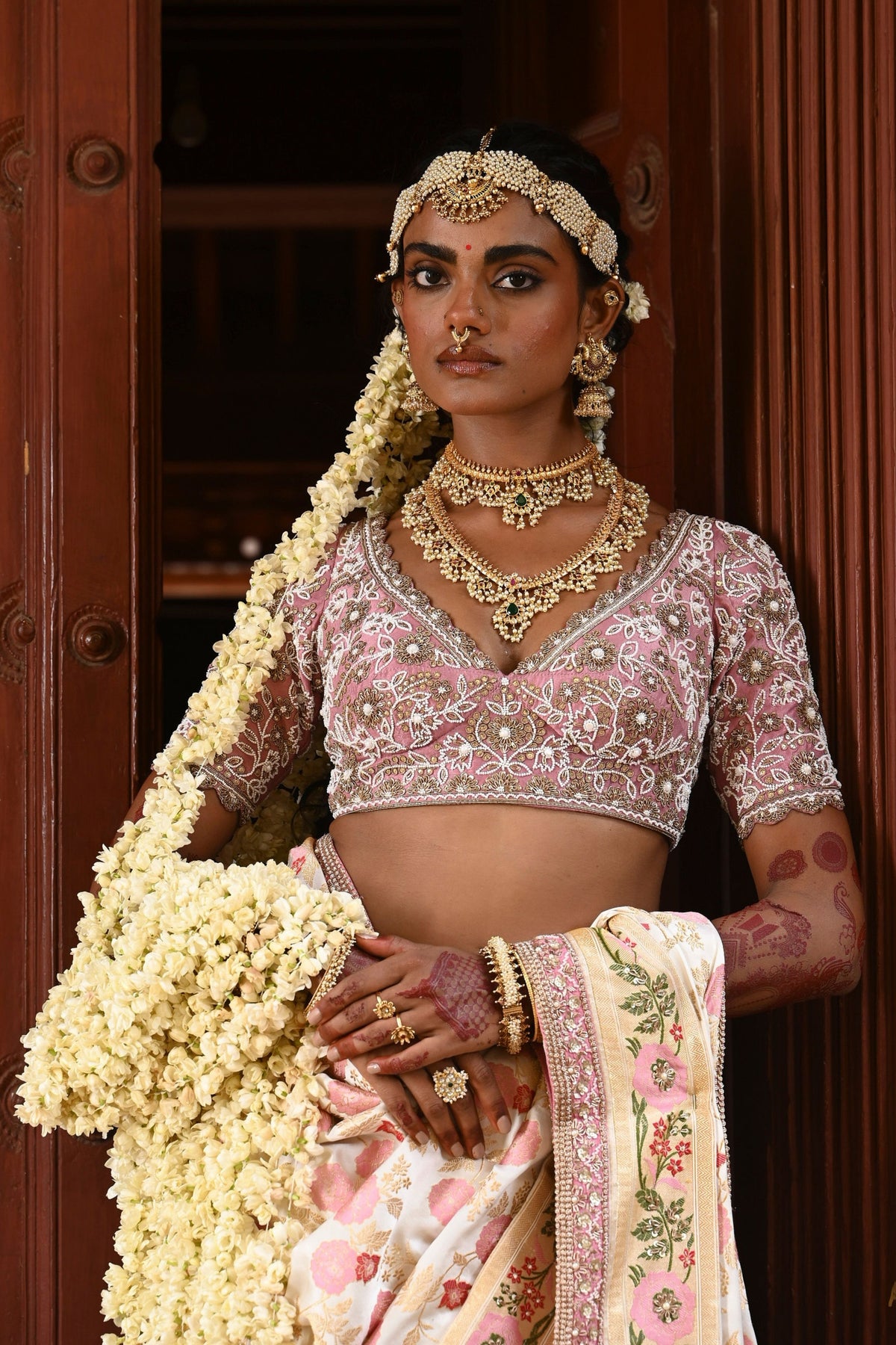 Manikkam Pink Blouse