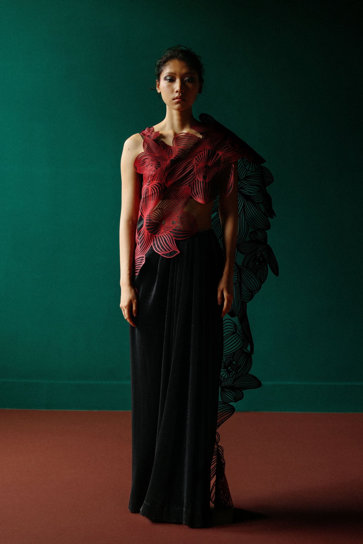 Orchid Gauze Saree