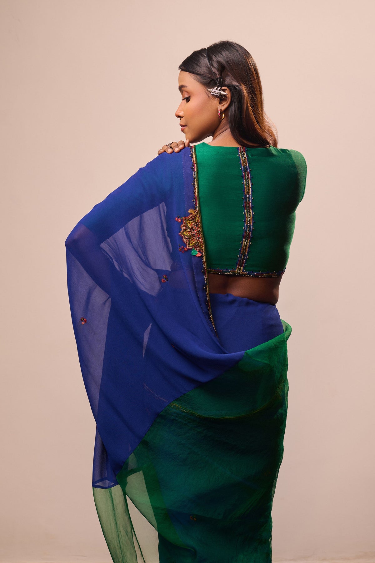 Mor Saree Set