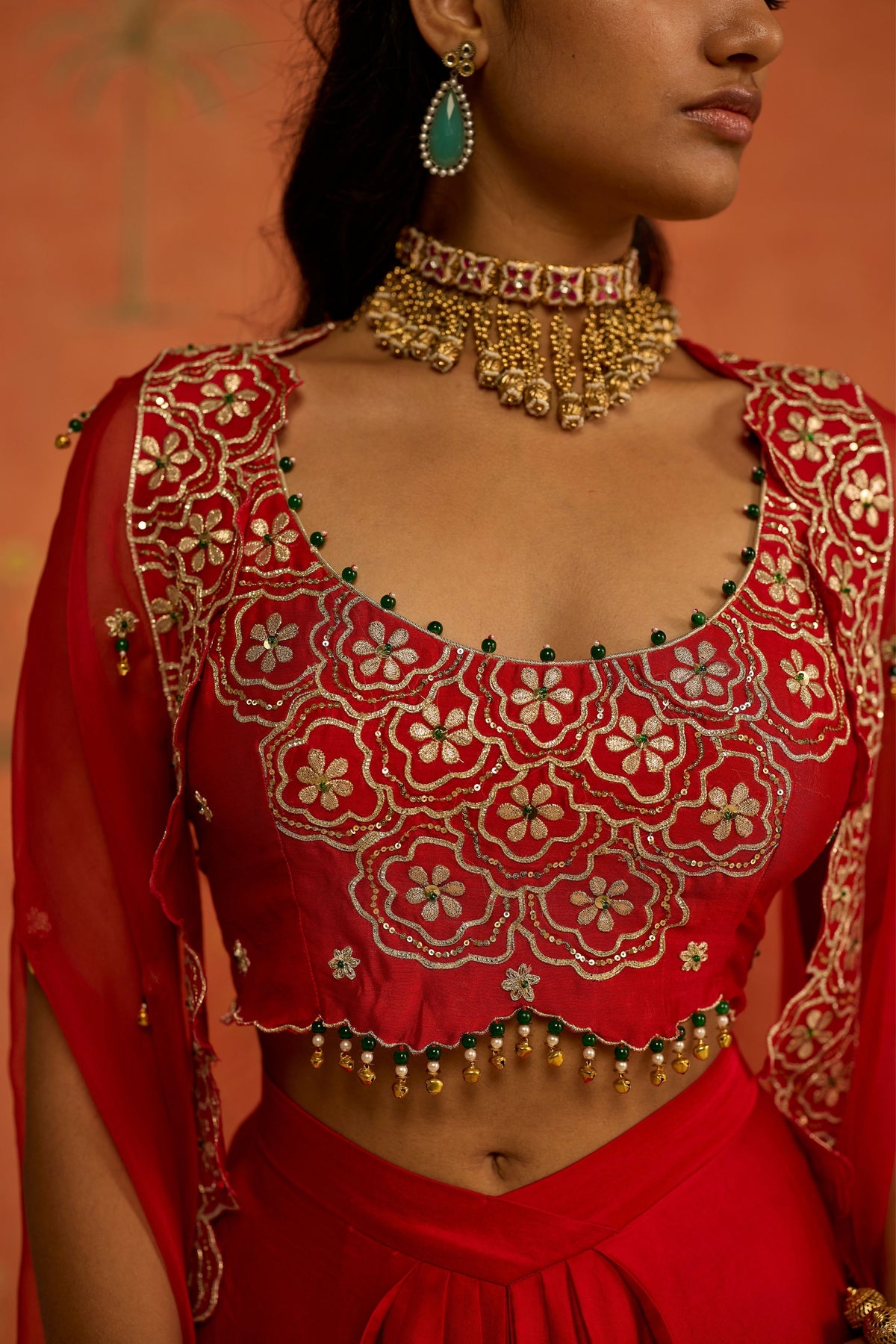 Damini Cape Set