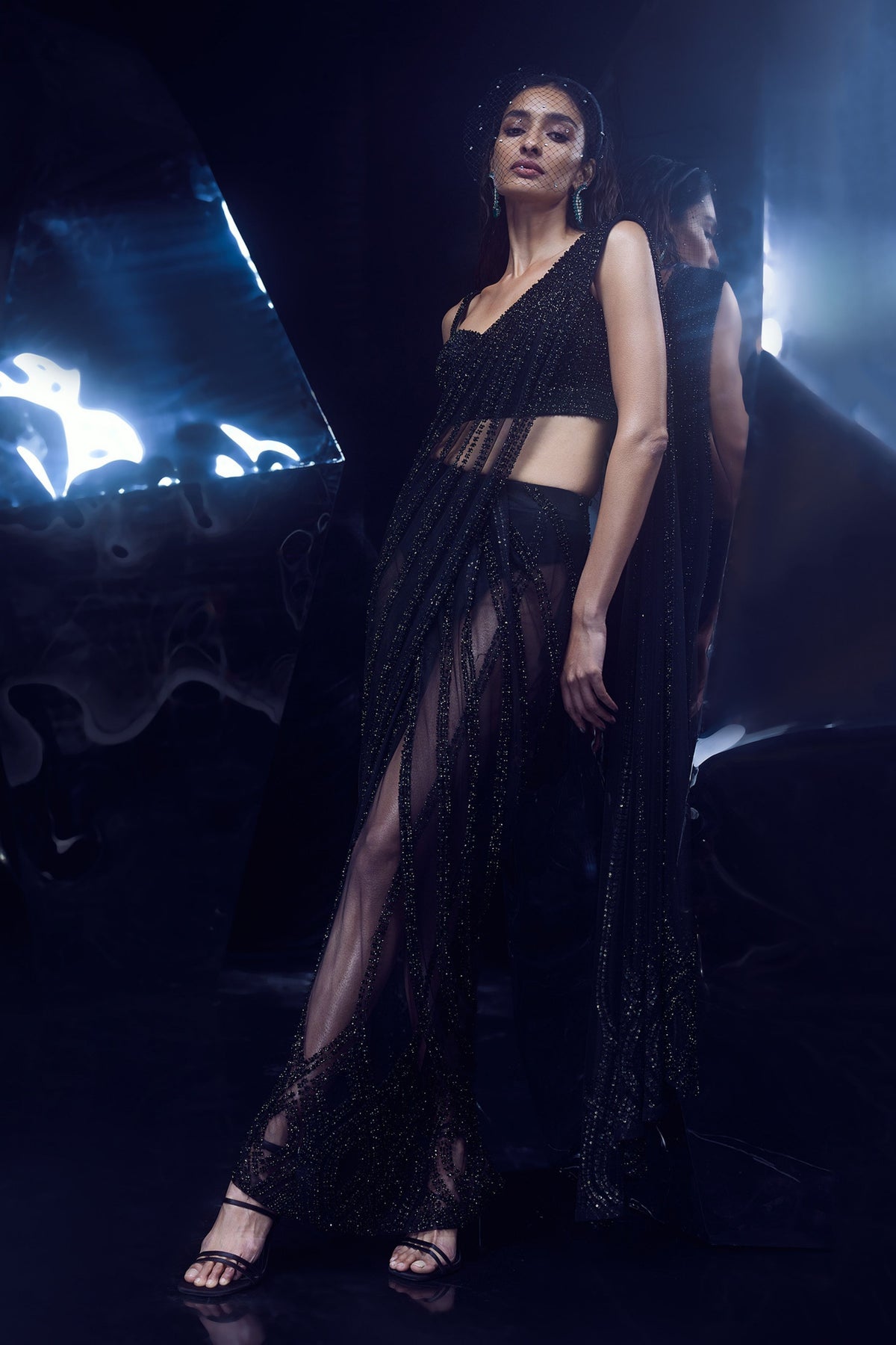 Ersa Black Saree