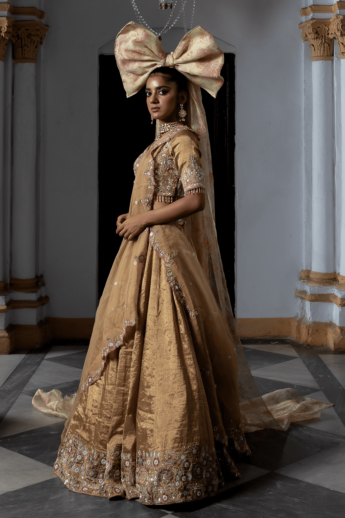 Classic Soft Tissue Bridal Lehenga