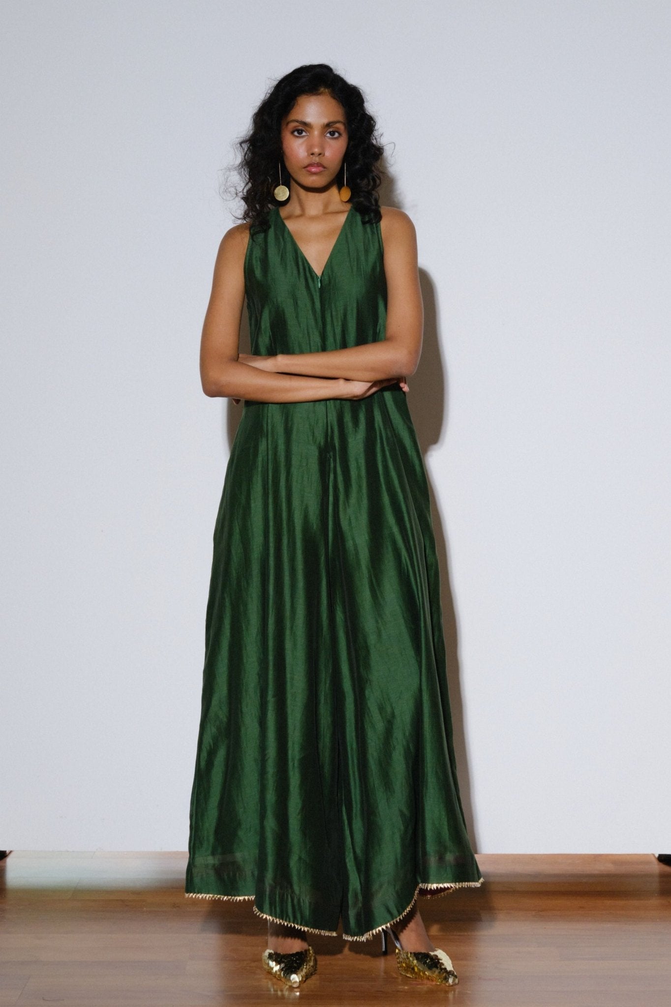 Emerald Jumpsuit - Khara Kapas - Elahe