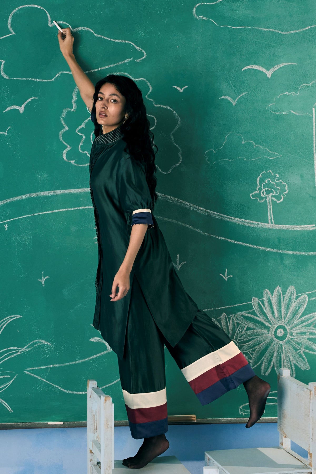 Nayra Green Co-ord Set