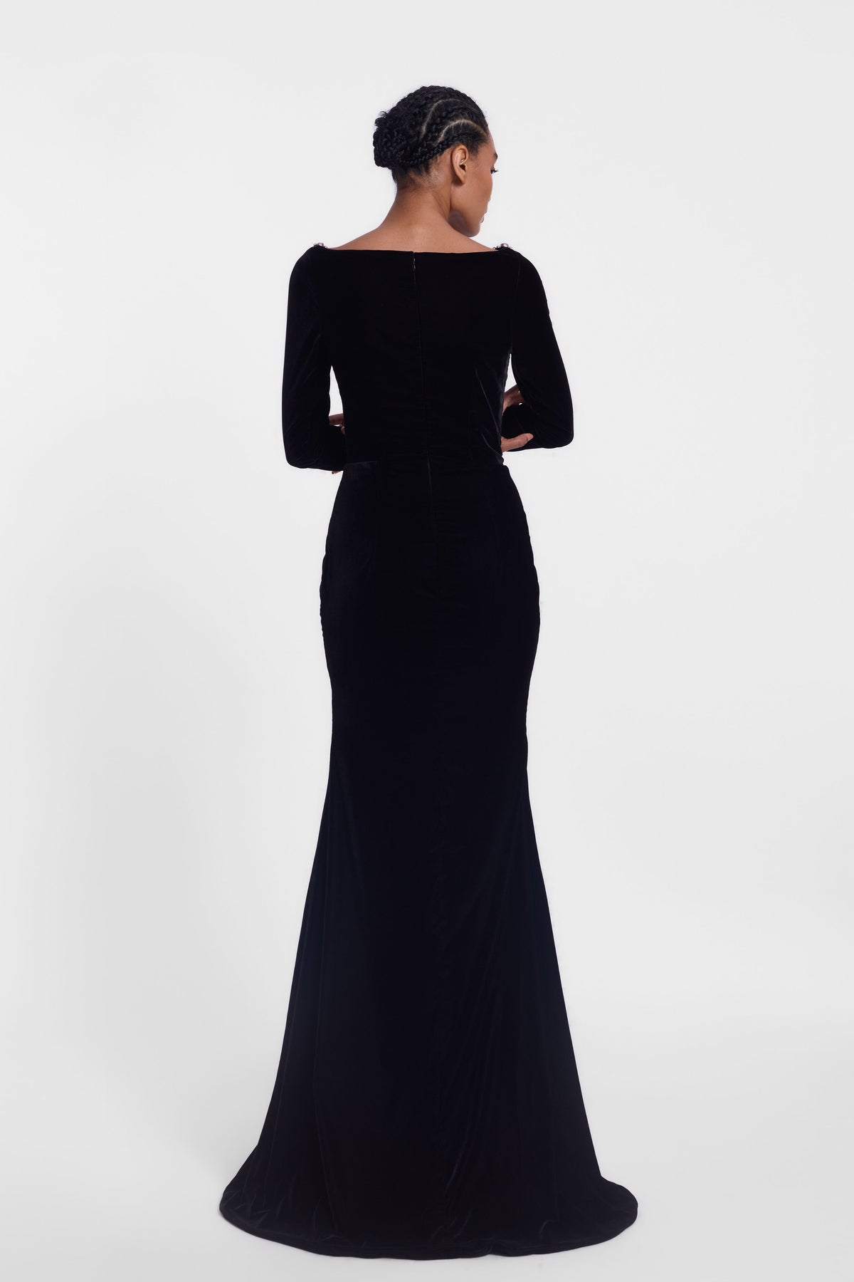 Velvet Crystal Gown