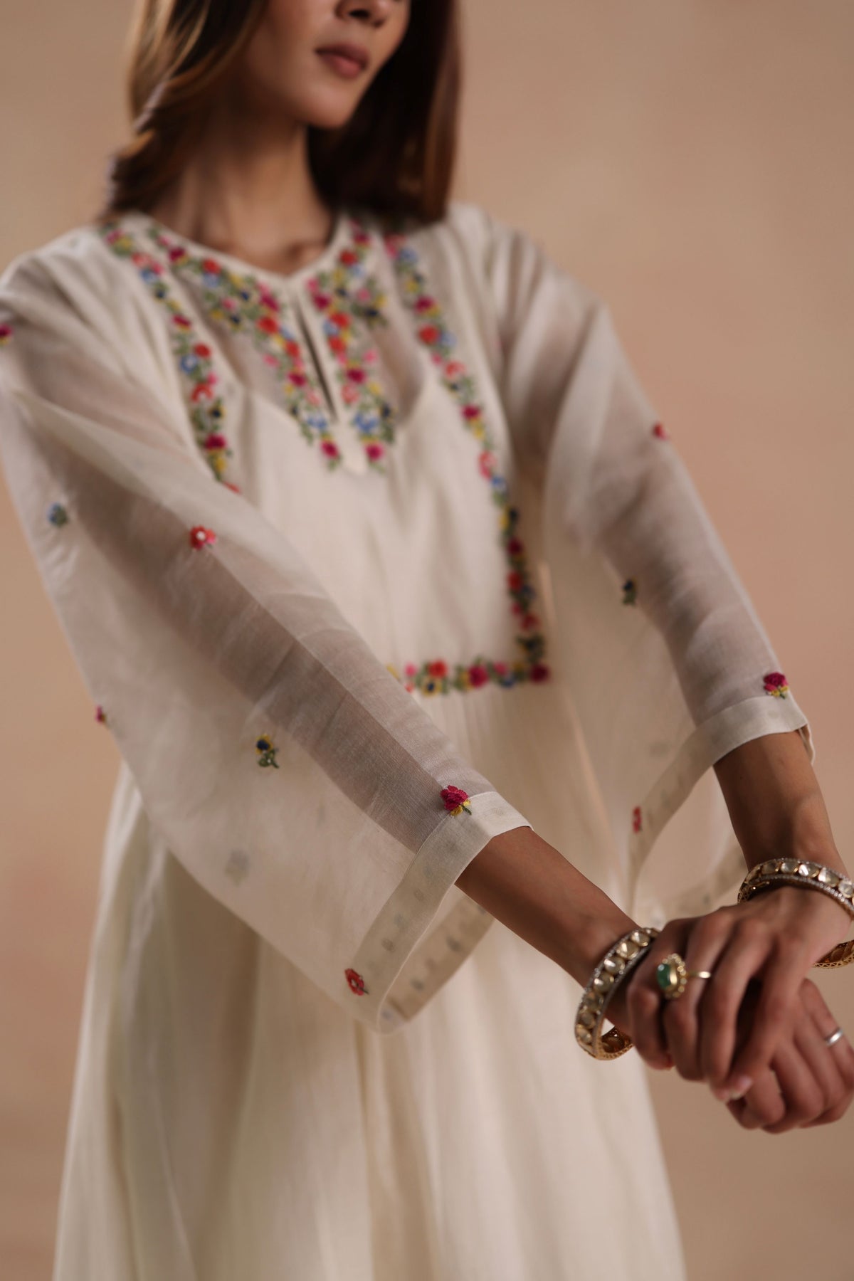 Jheel Ivory Kurta Set