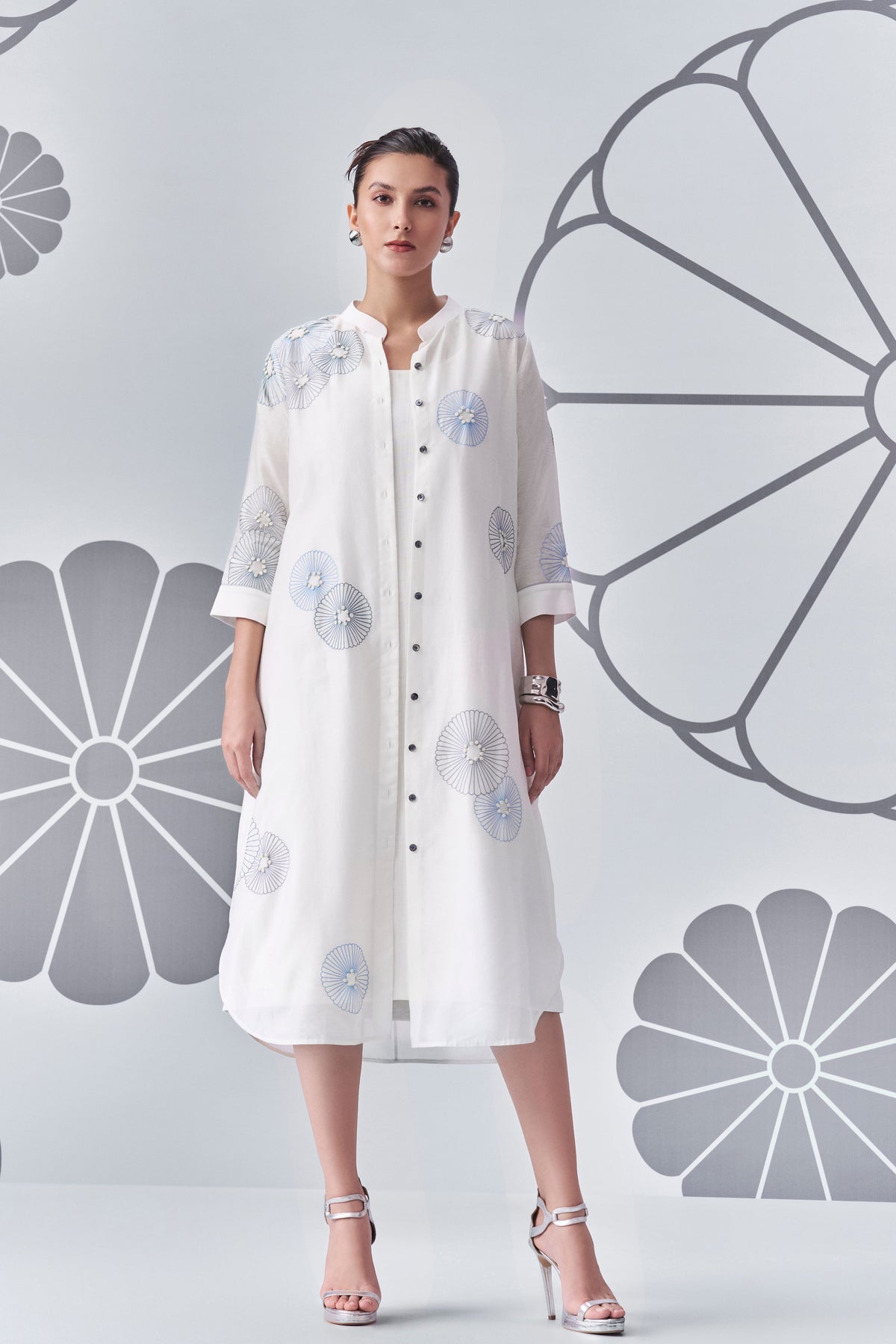 Ivory Applique Kurta