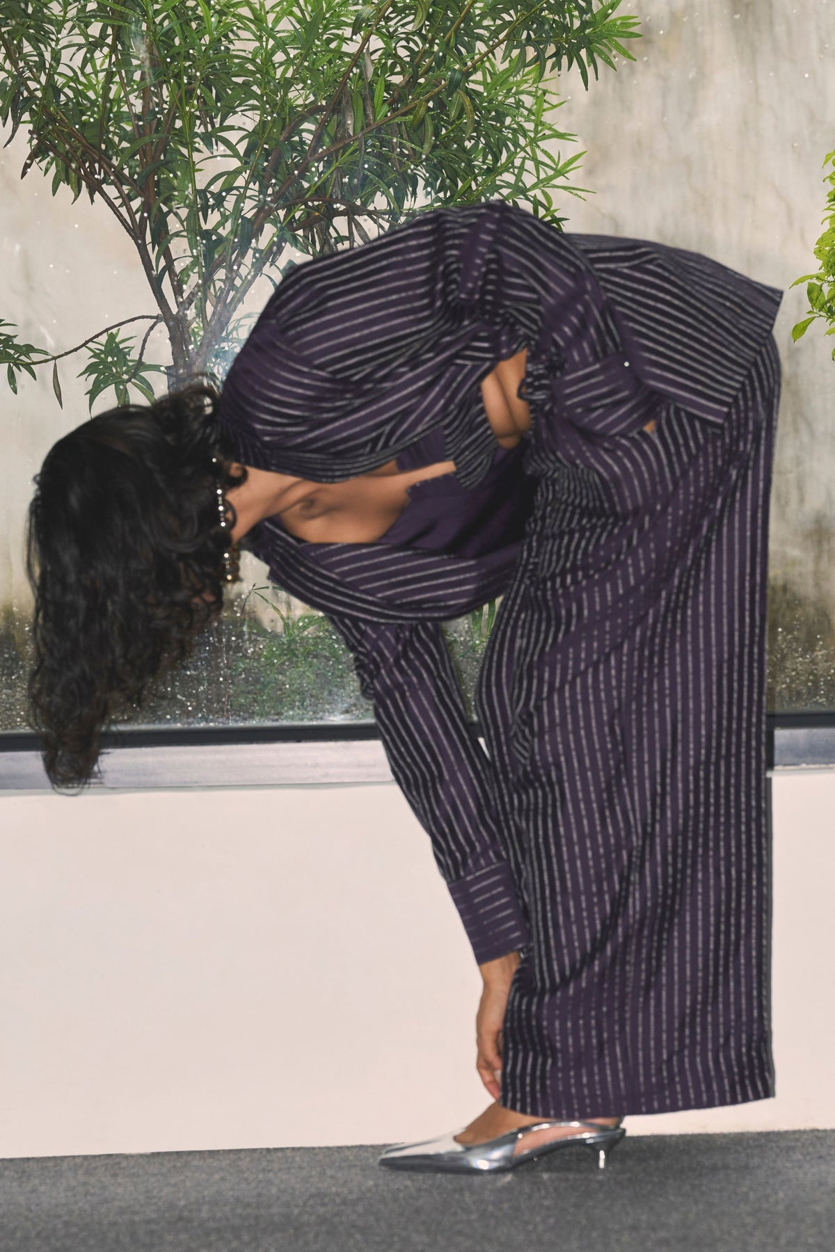 Aubergine Gleam Jacket Set