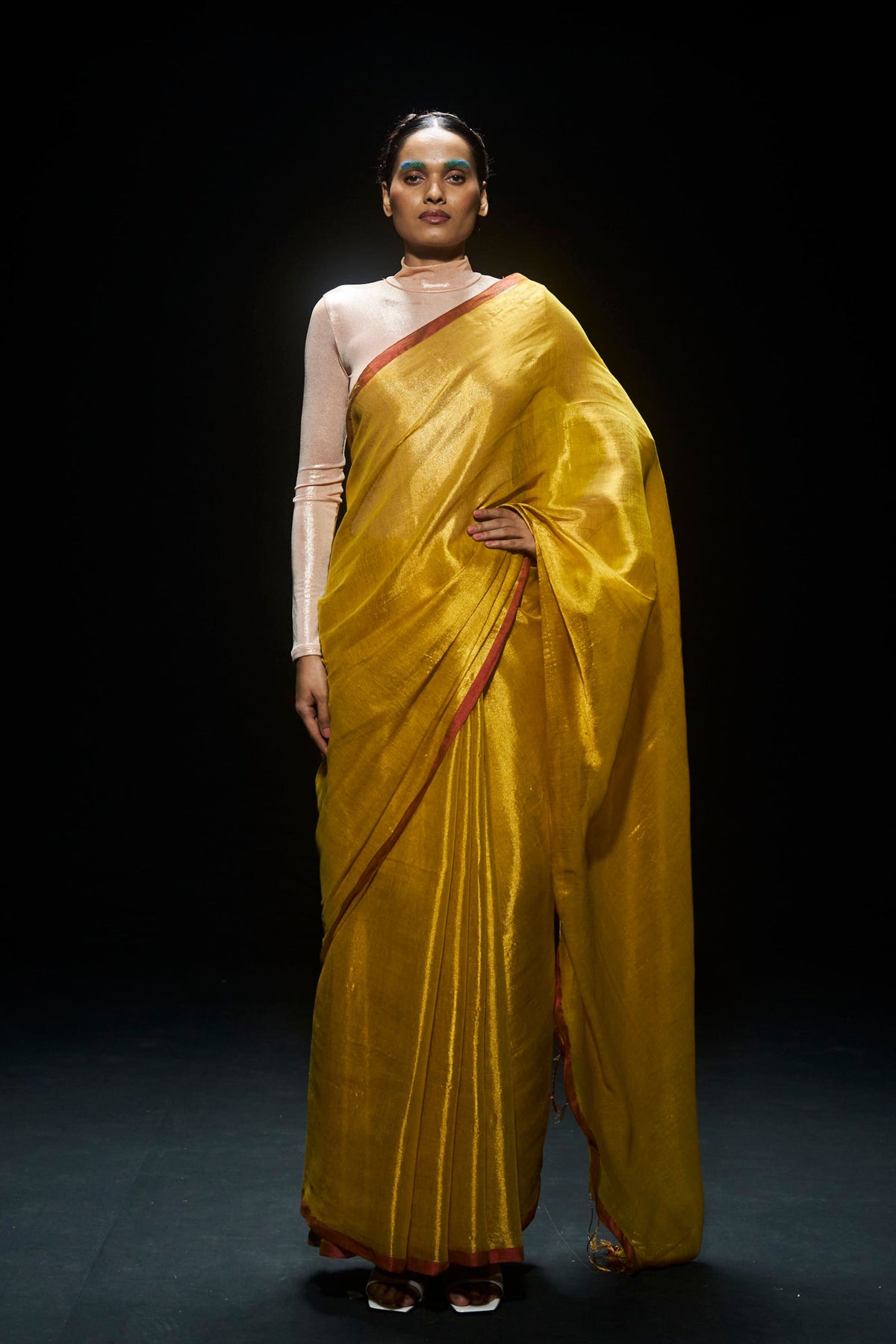 Yellow Tissue Saree