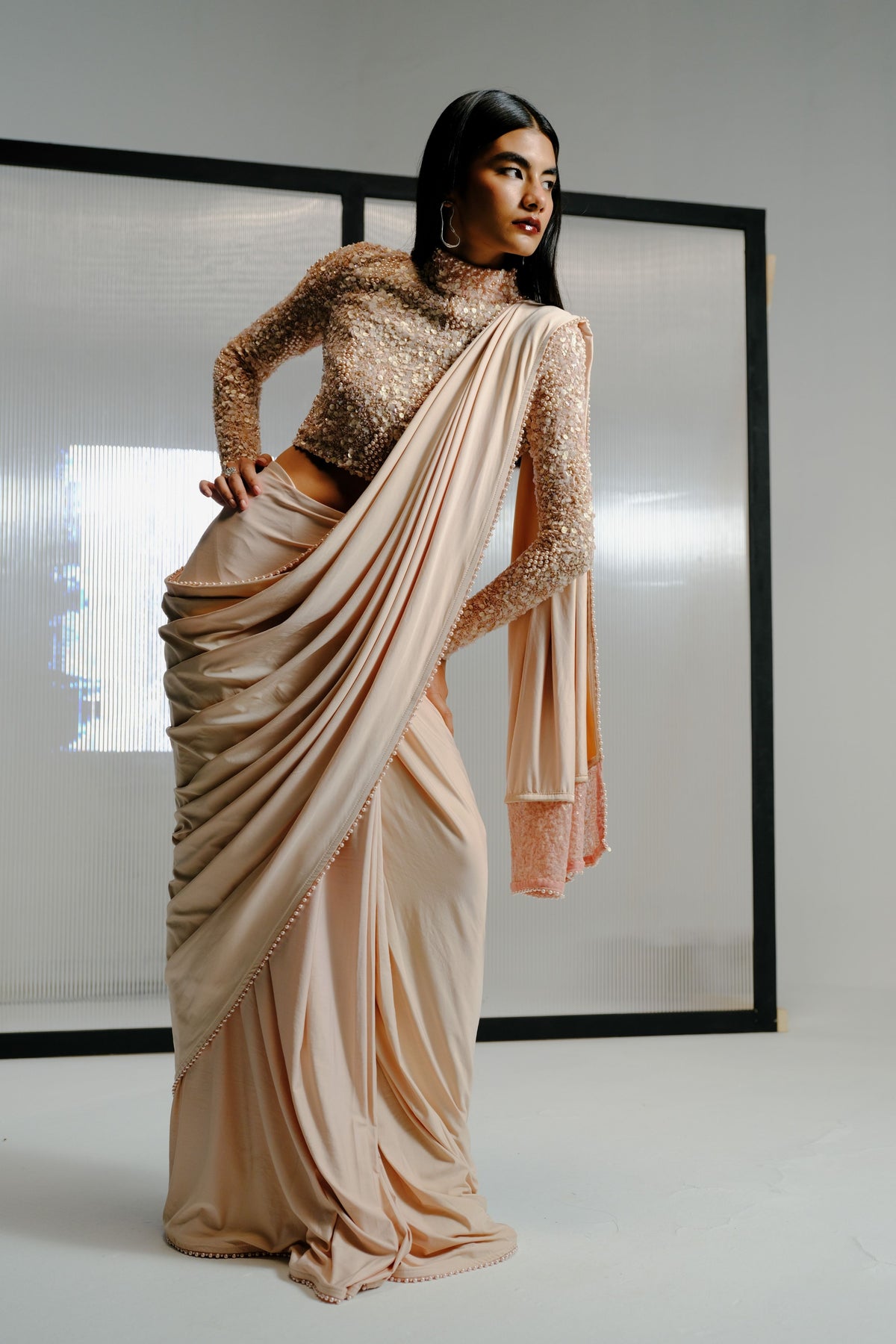 Dahlia Pre-Draped Saree
