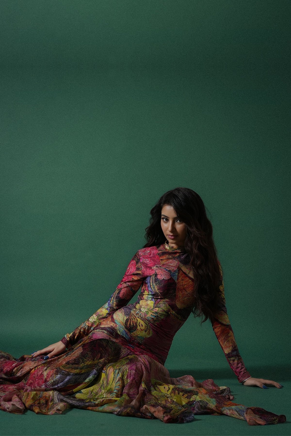 Sara Arjun in Maeva Floral Print Dress