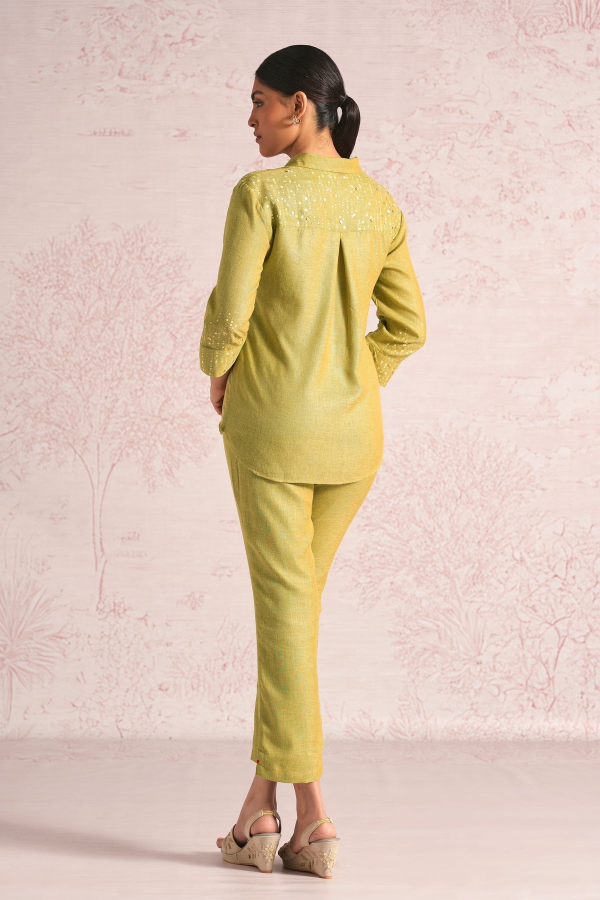 Strings Pear Co-ord Set