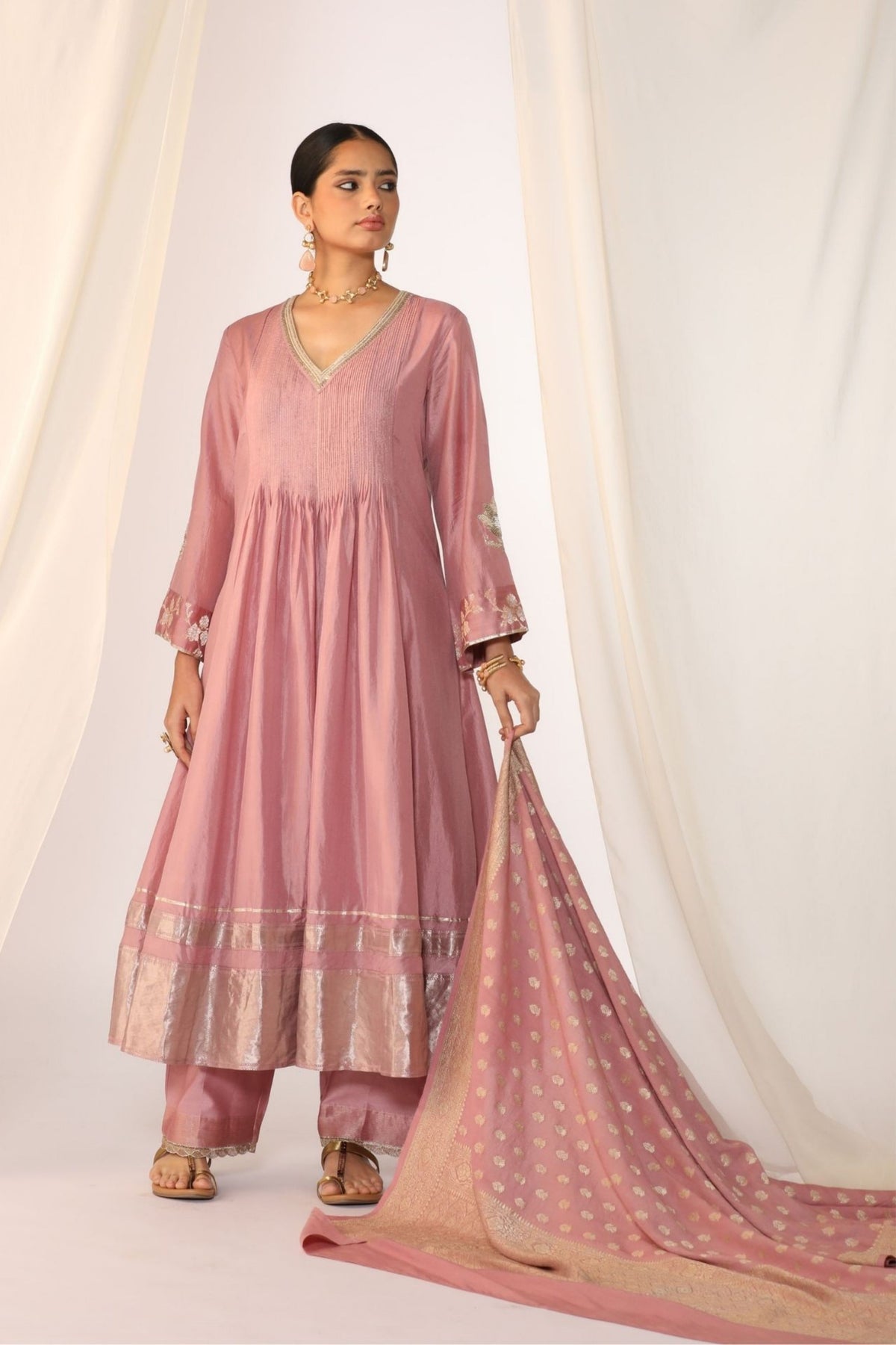 Blush Dusk Embroidered Kurta Set