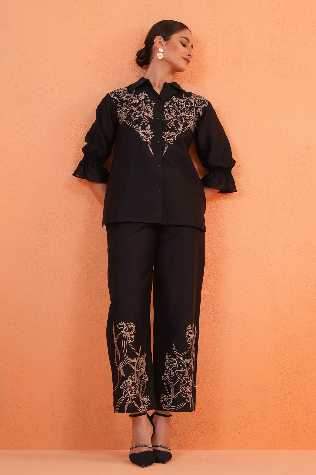 Black Oasis Co-ord Set