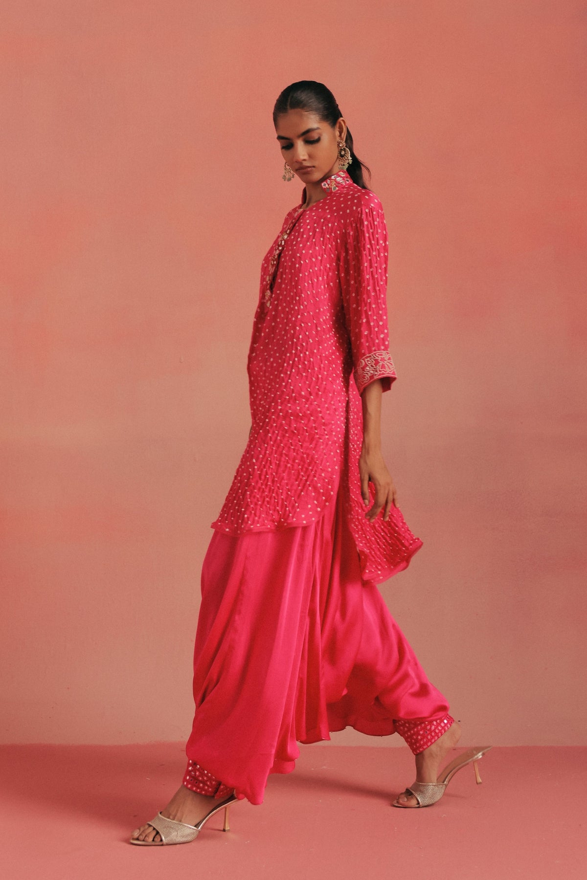 Hi Low Kurta Shirt Set