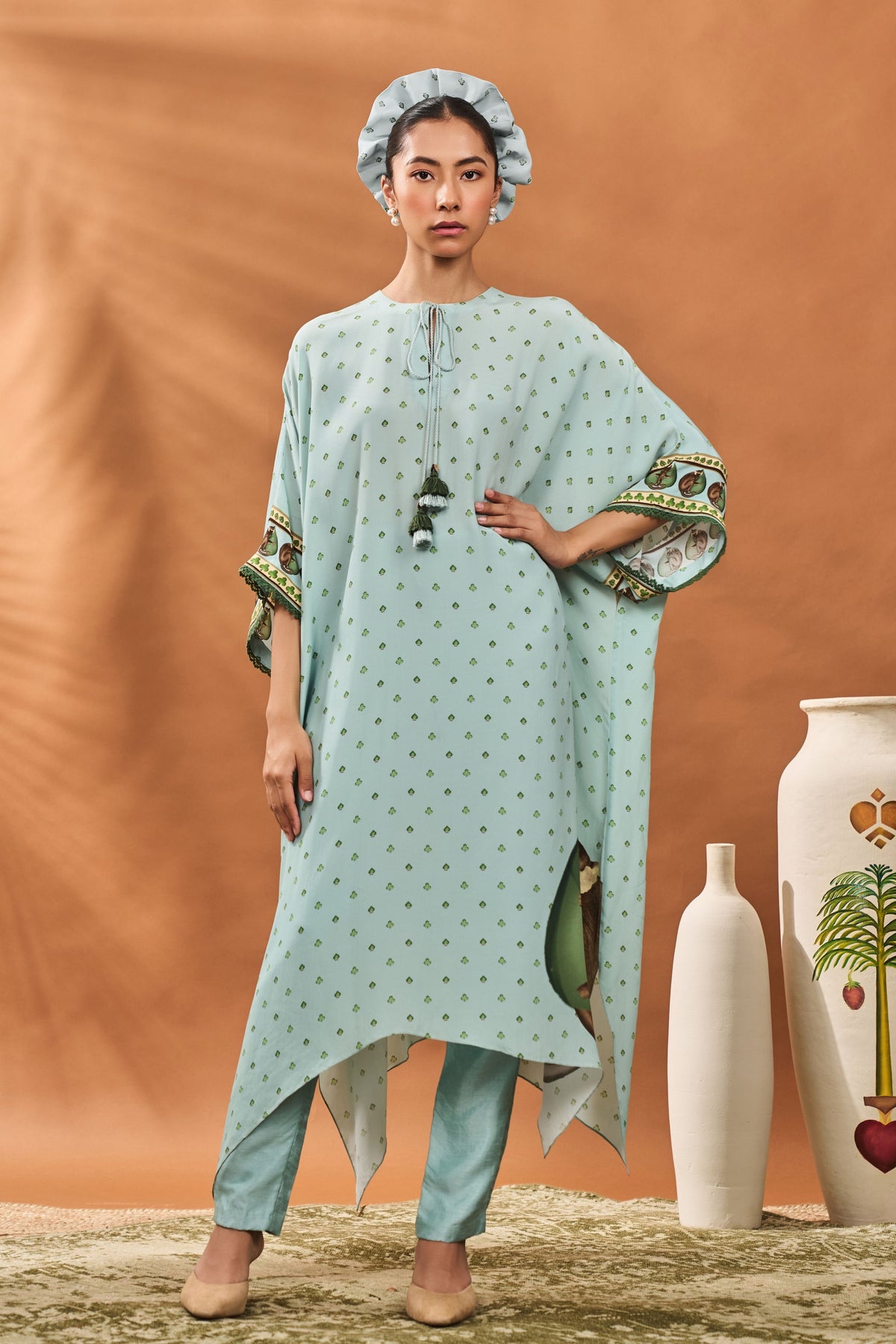 Blue Ace of Spades Kurta Set