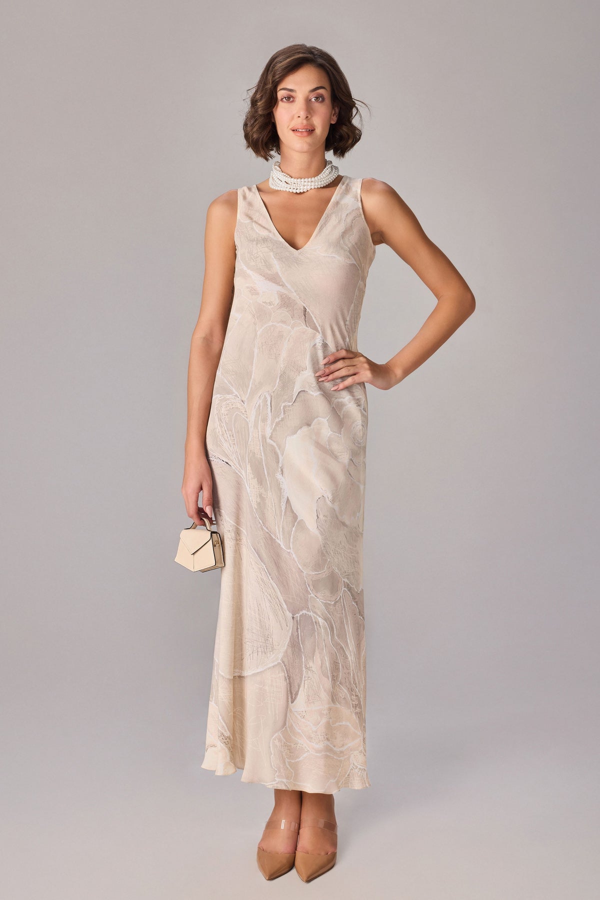 Dull Scratch Flower Giana Dress