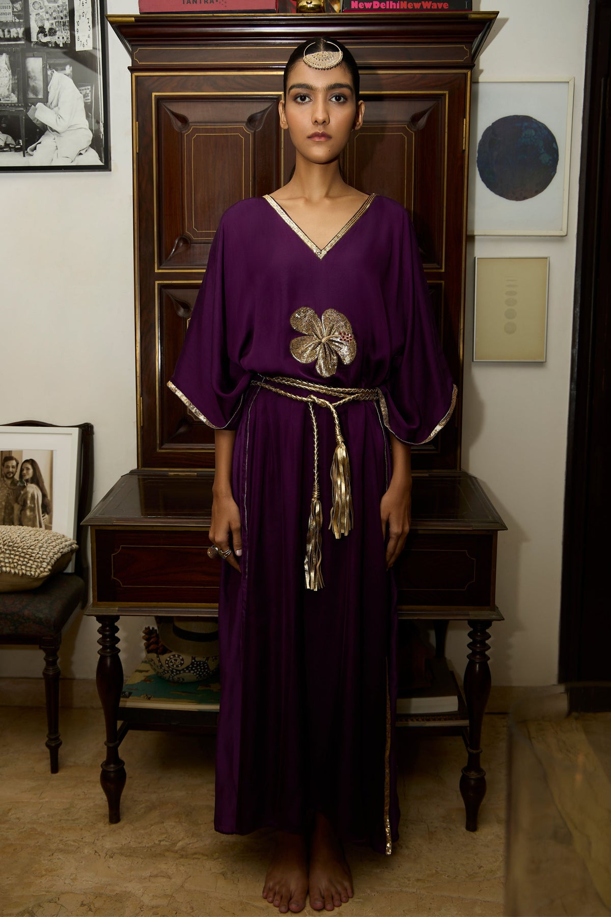 Spring Purple Kaftan