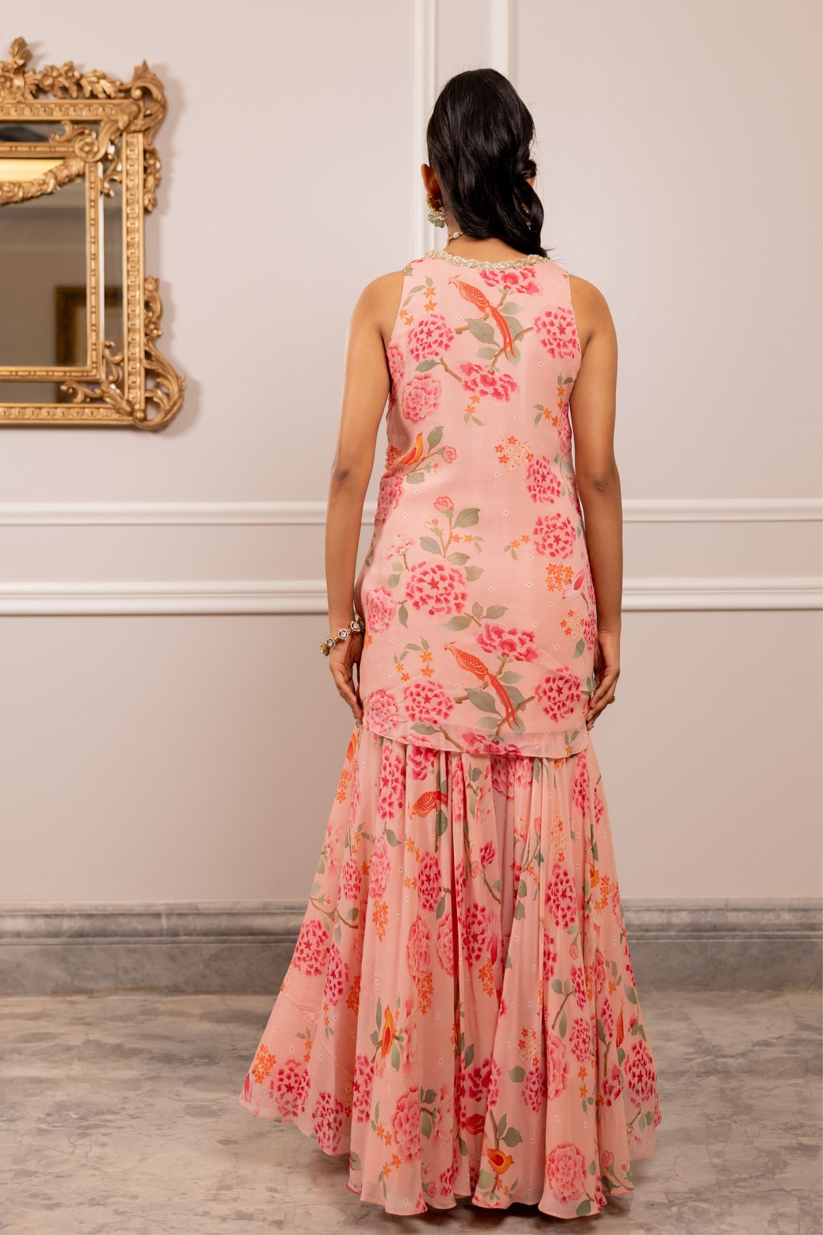 Missy Pink Sharara Set
