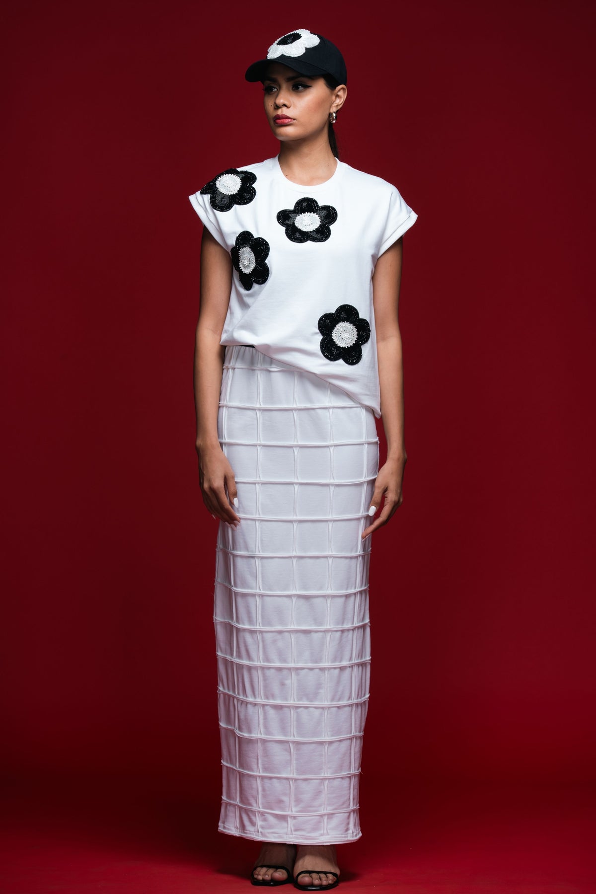 Bead Inlay Bloom Top