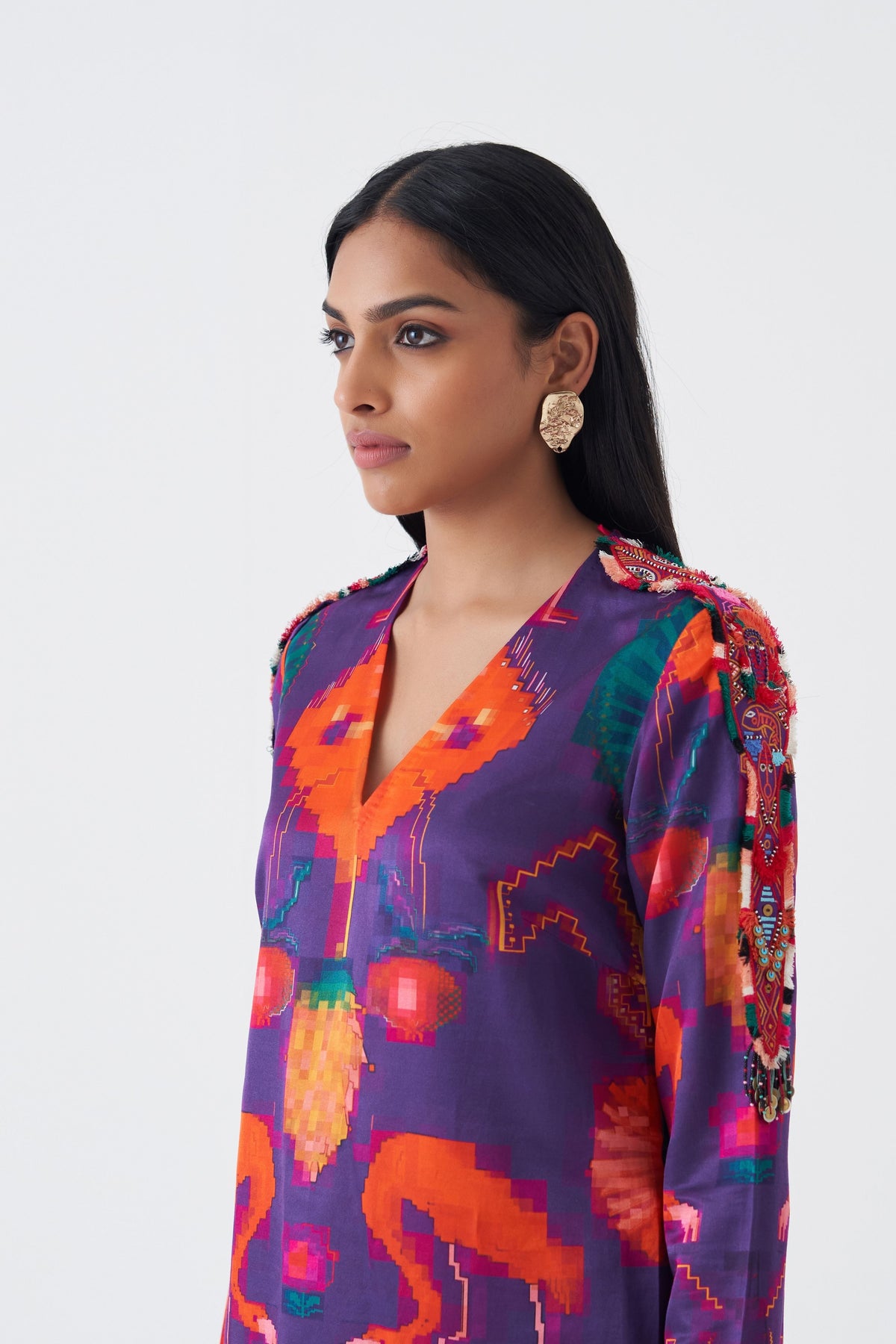 Oaxaca Morado Kurta Pant Set