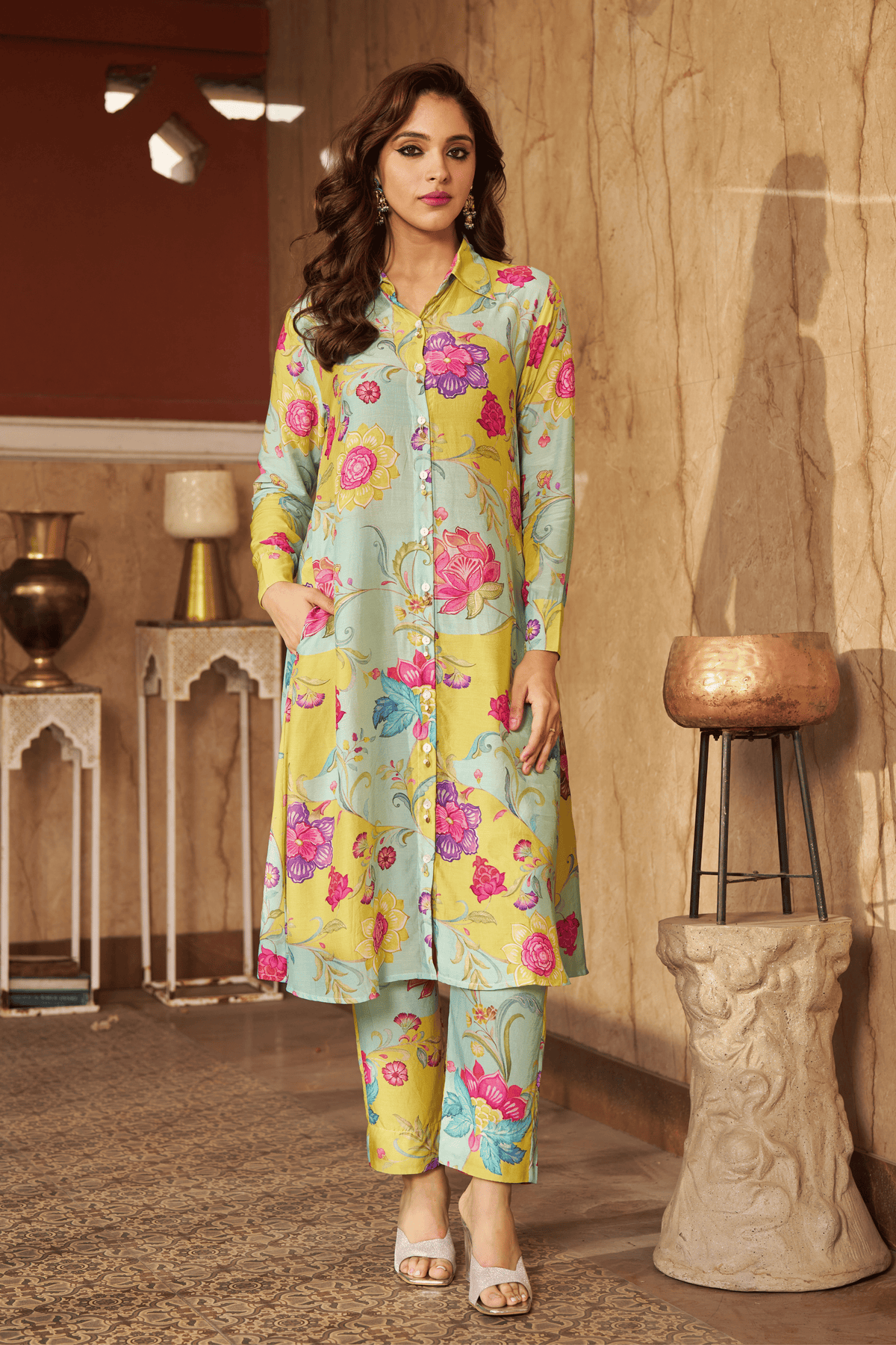 Ruya Aqua Tunic Set