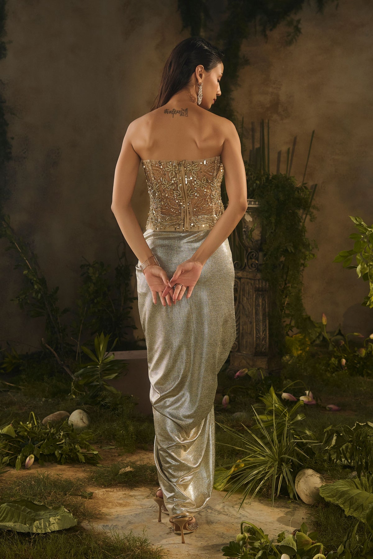 Lunaria Drape Skirt Set