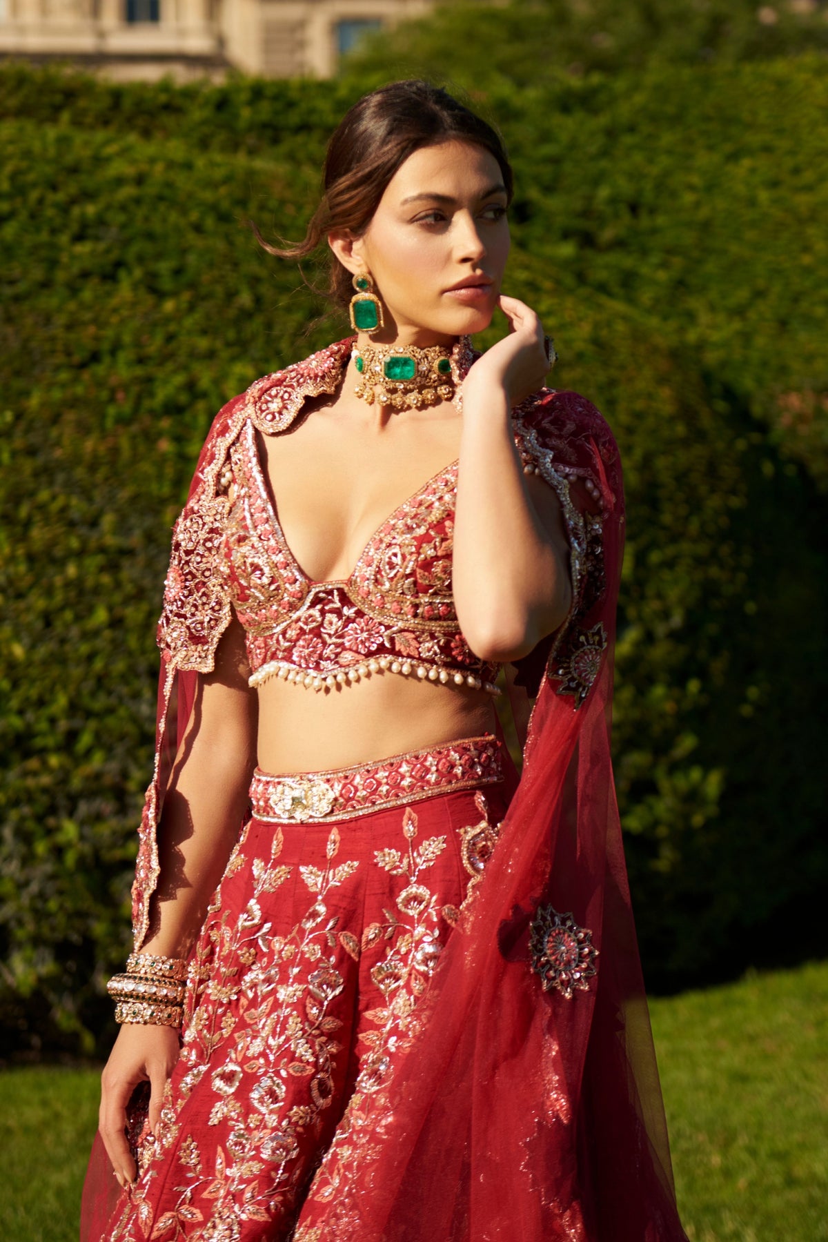 Red Lehenga Set