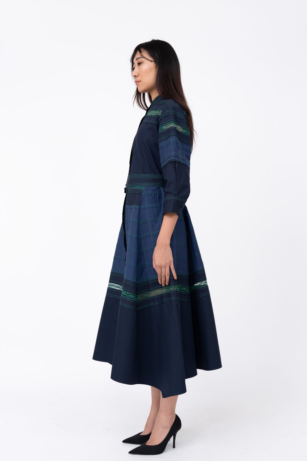 Channel Hanker Dress in Navy