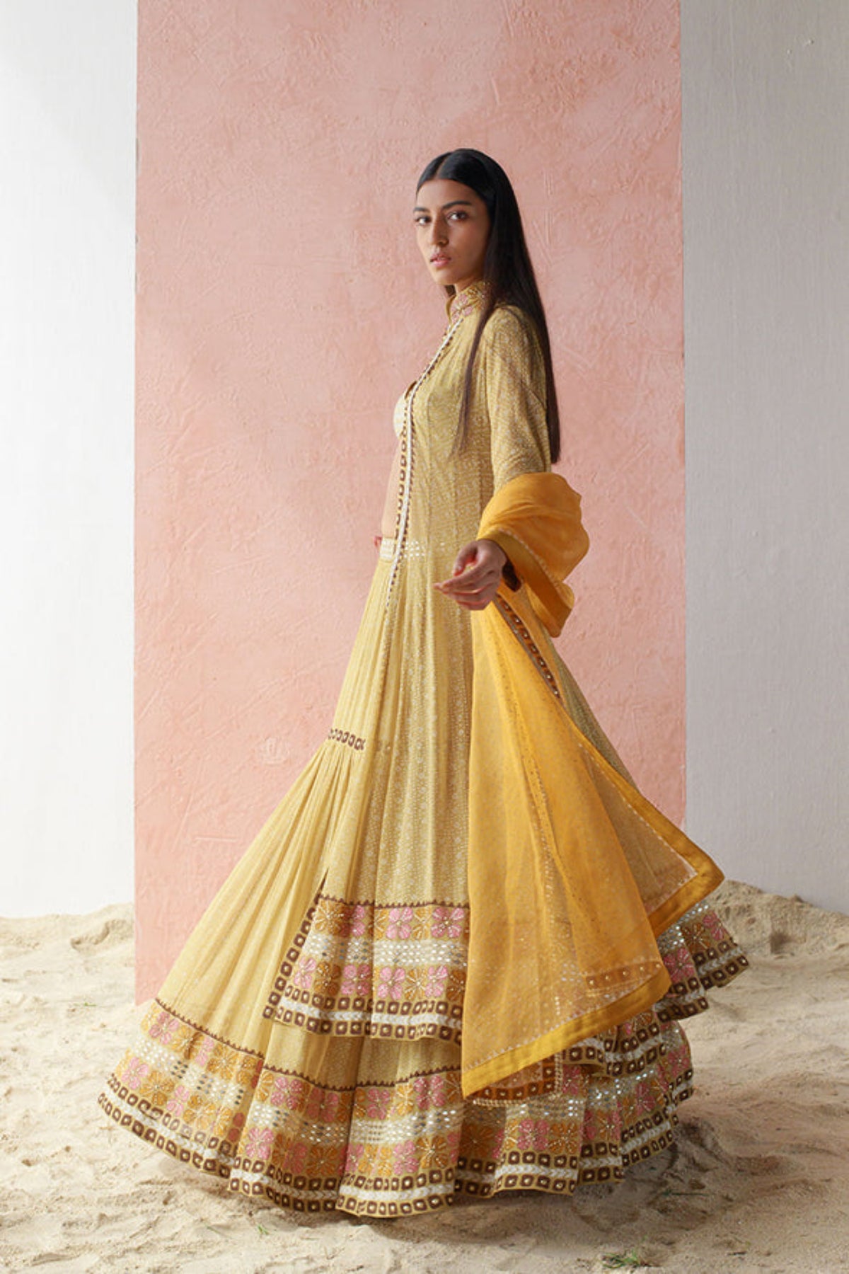 Moss feriha lehenga set