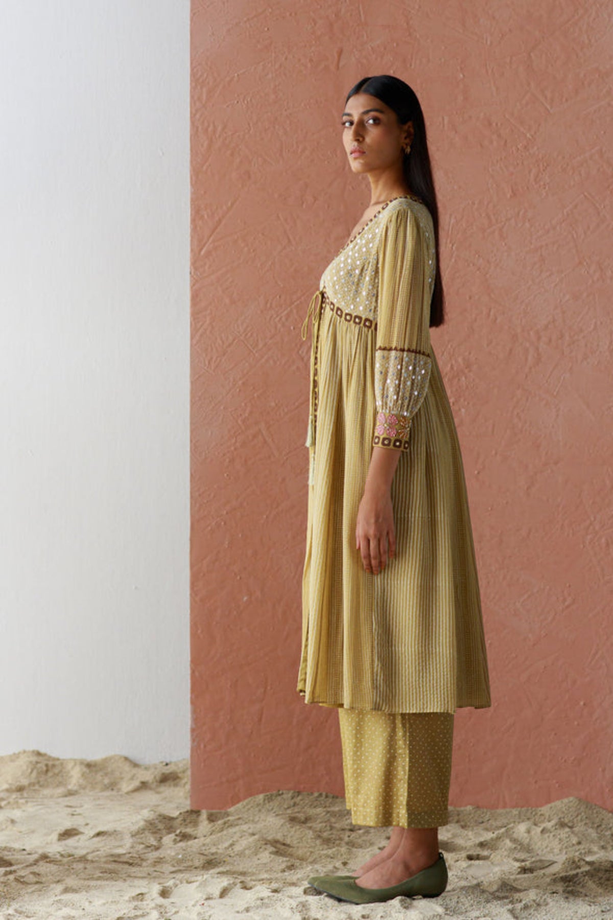 Moss ayaz kurta set