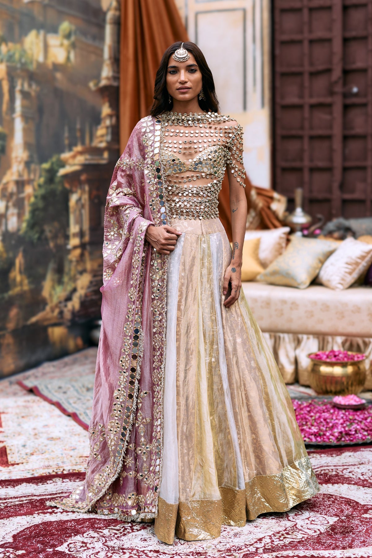 Silver Swara Lehenga Set