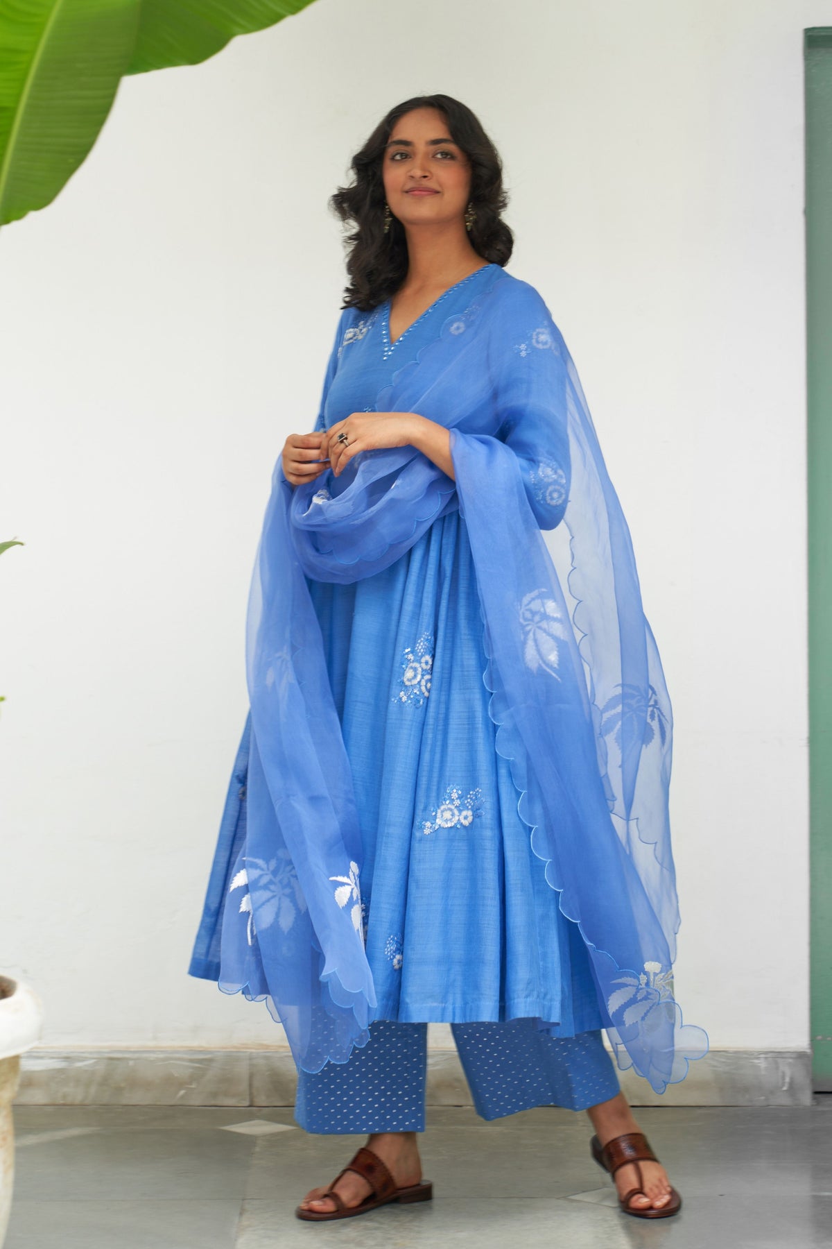 Asmani Sitara Kali Kurta Set