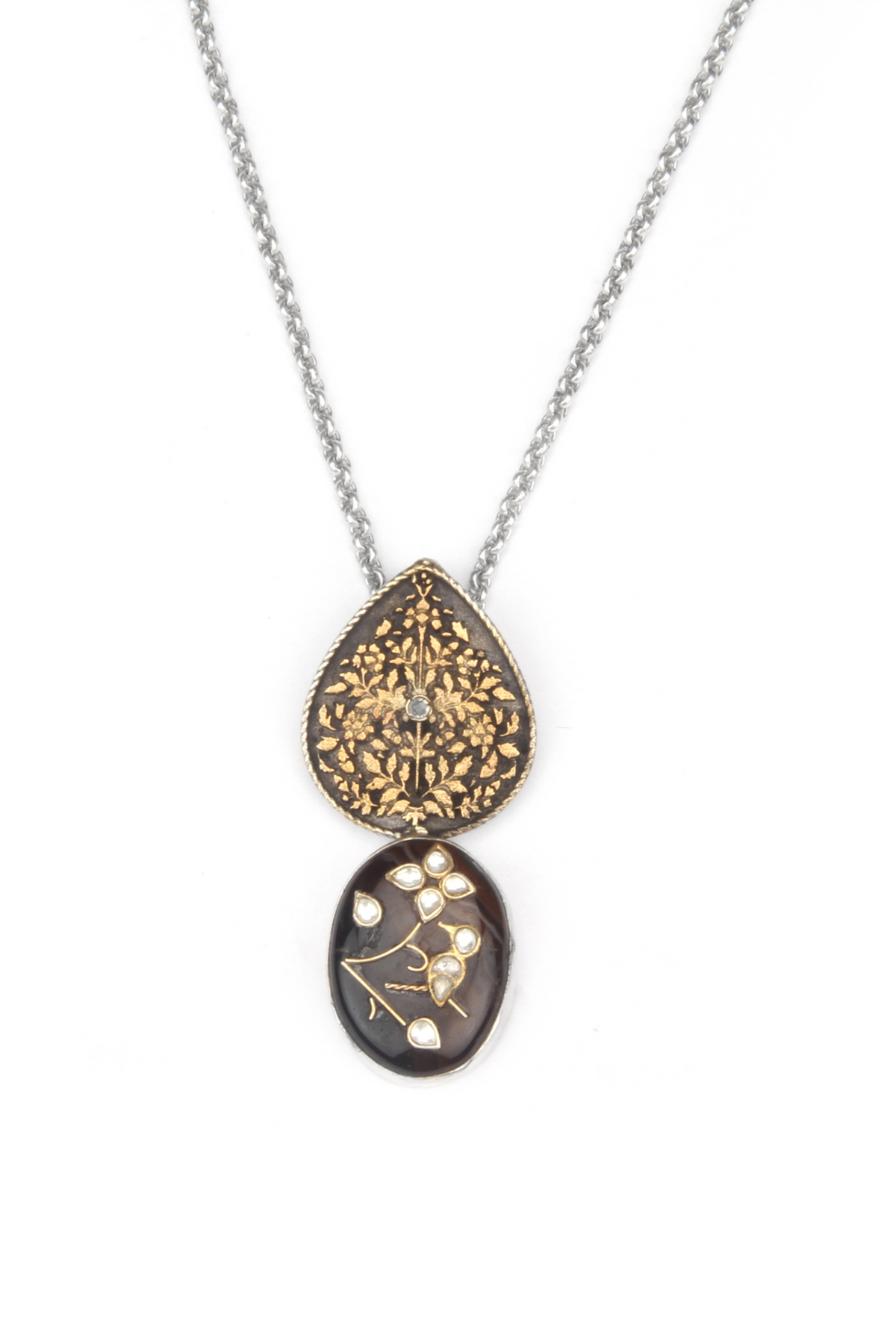 Silver Baheera Pendant