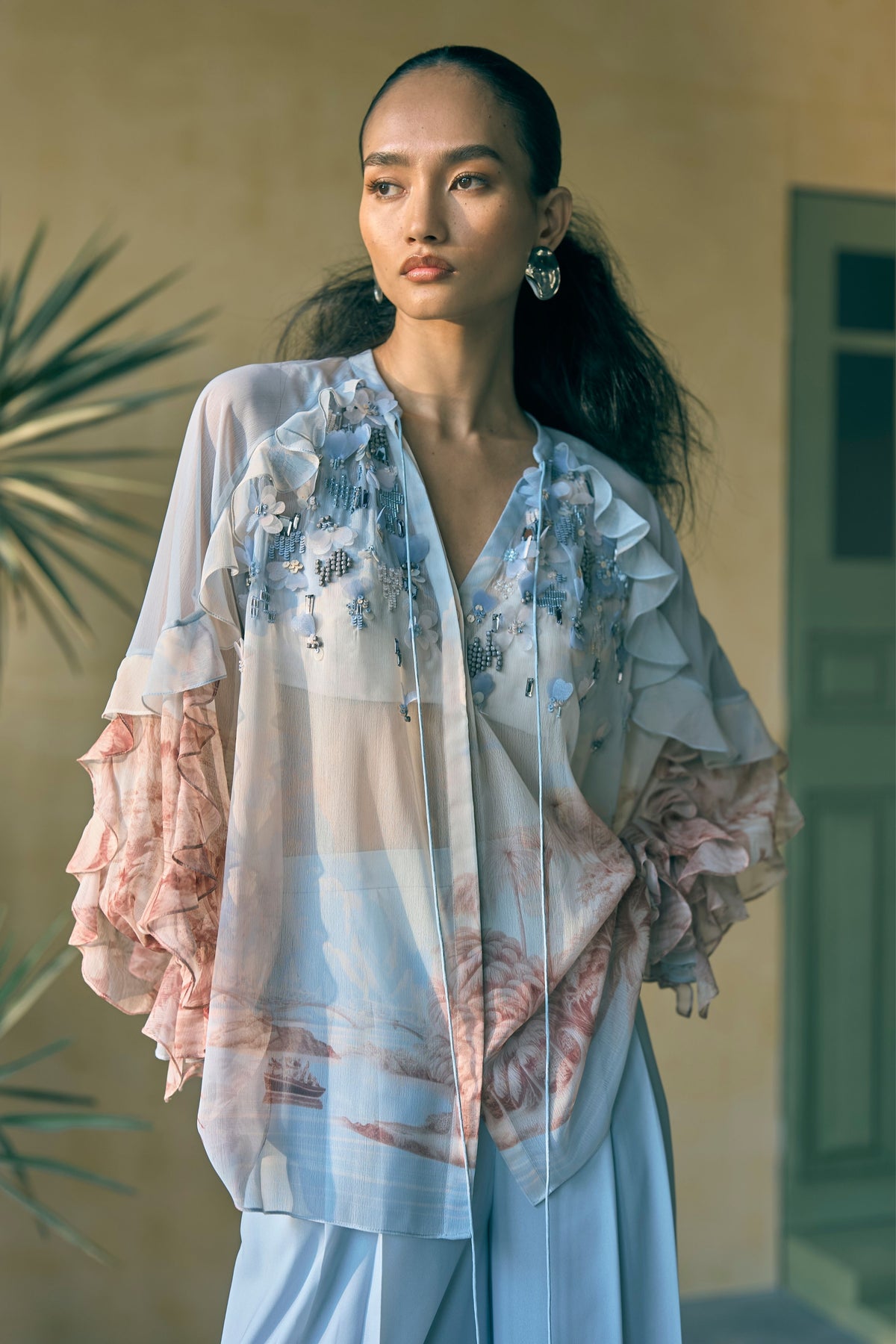 Porto Bloom Smock Co-ord Set