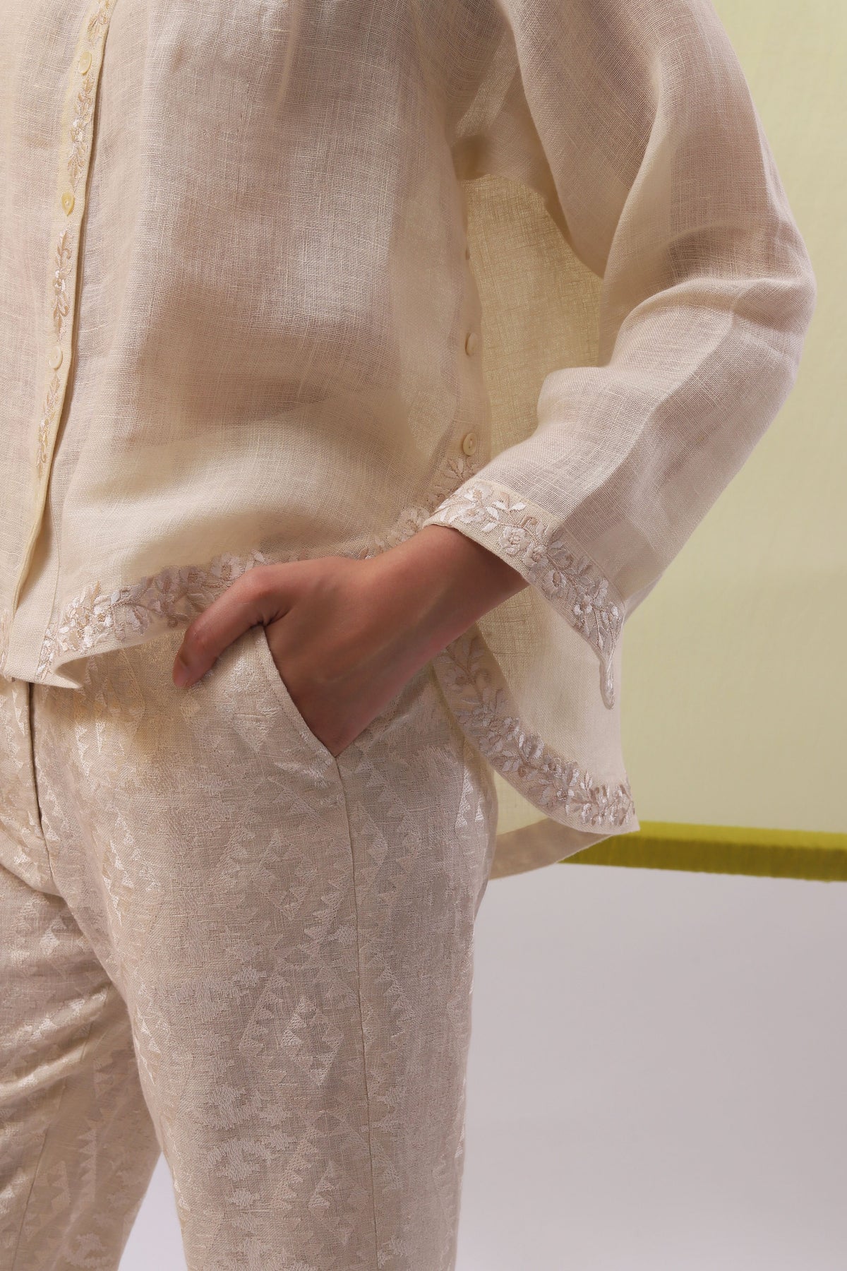 Beige Aami Co-ordinate Set