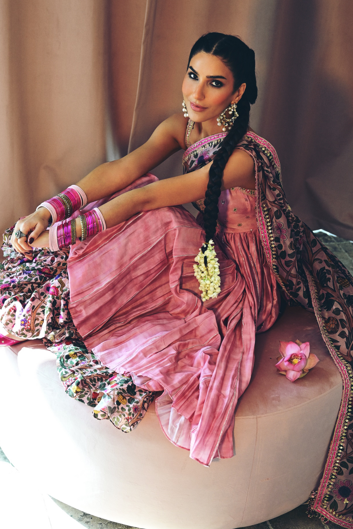 Kiran Malik In Ghoomer Anarkali Set