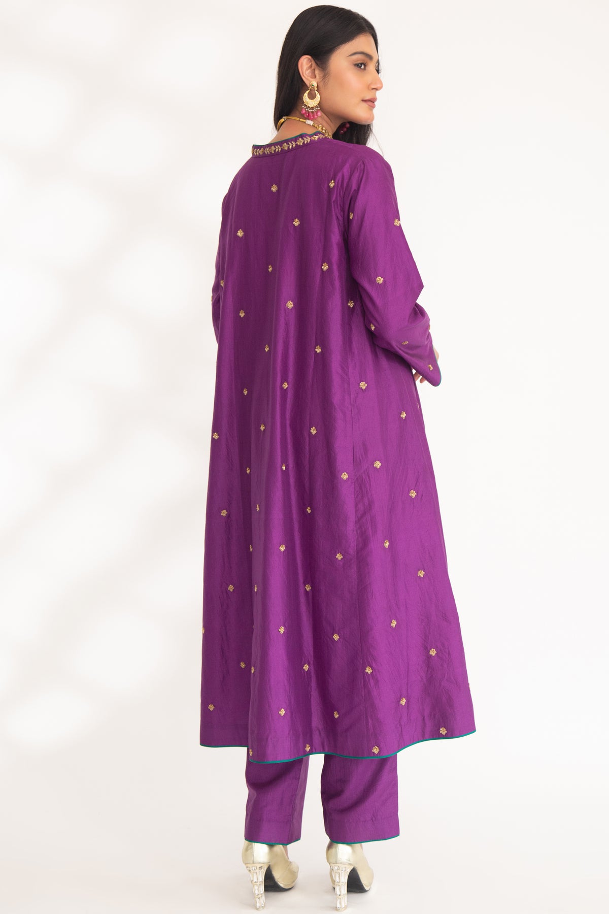 Purple Iya Kurta Set