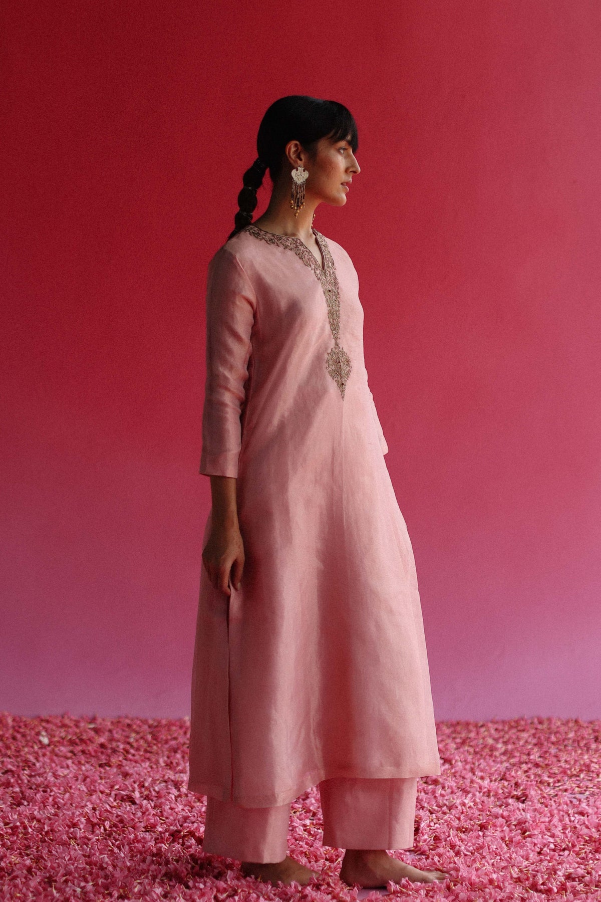 Kaljo Pink Kurta Set