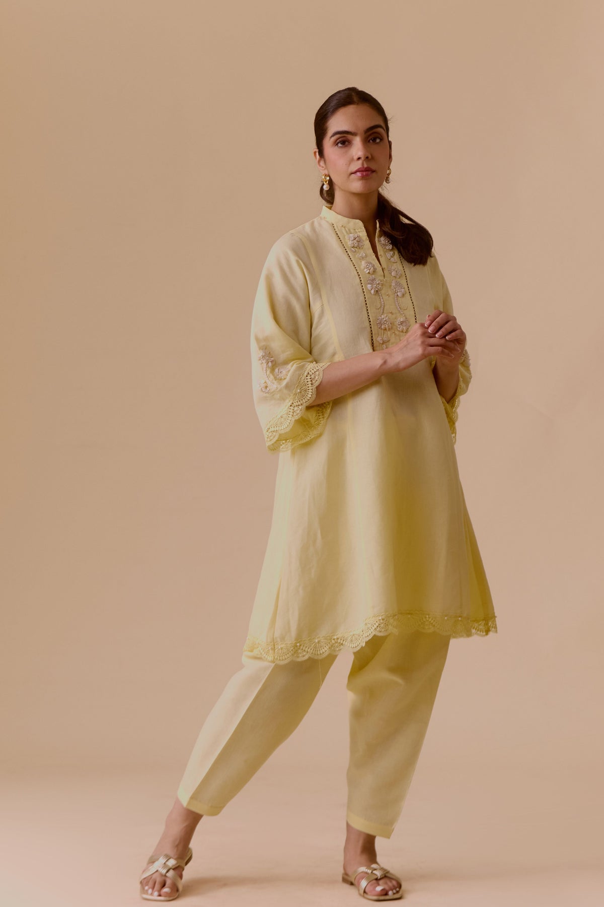 Yellow Rachel Kurta