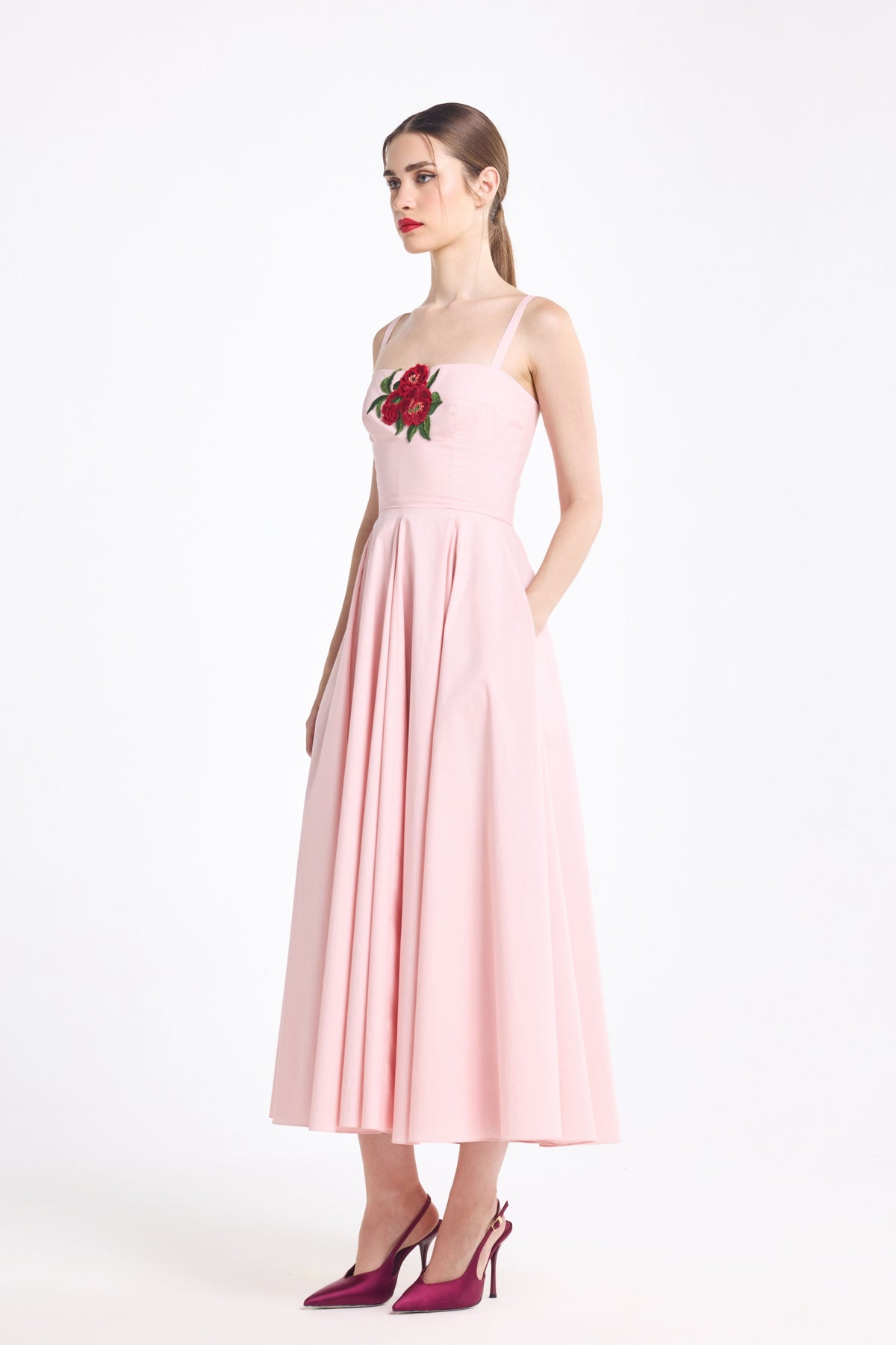Midi With Slim Straps