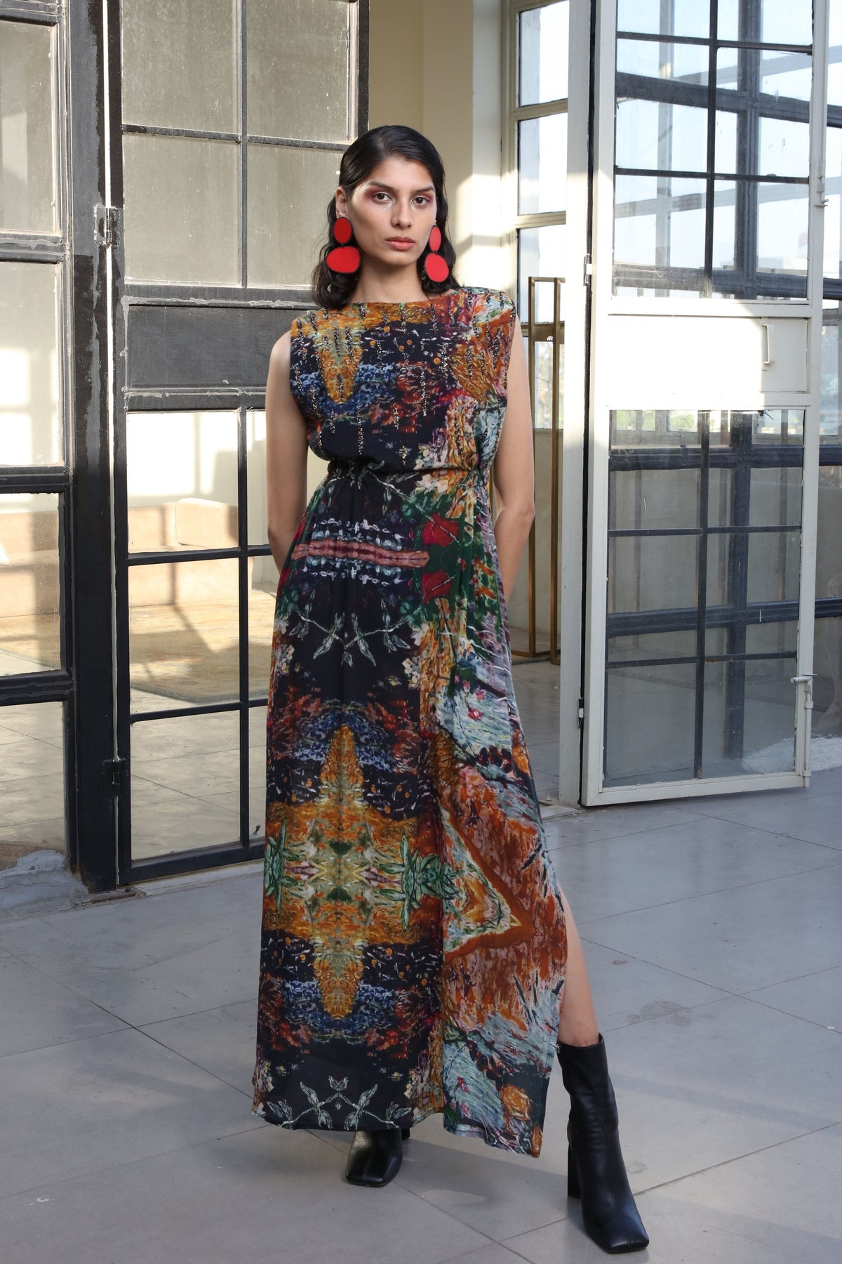 Multicolour Digital Printed Dress