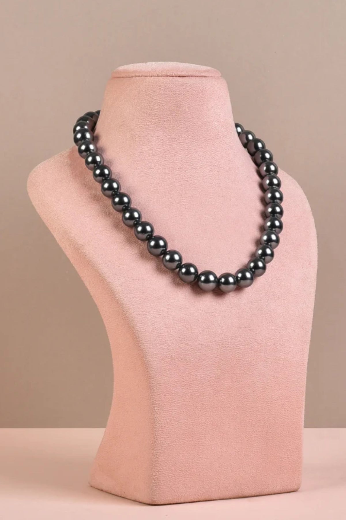 Classic Single Dark Silver Necklace