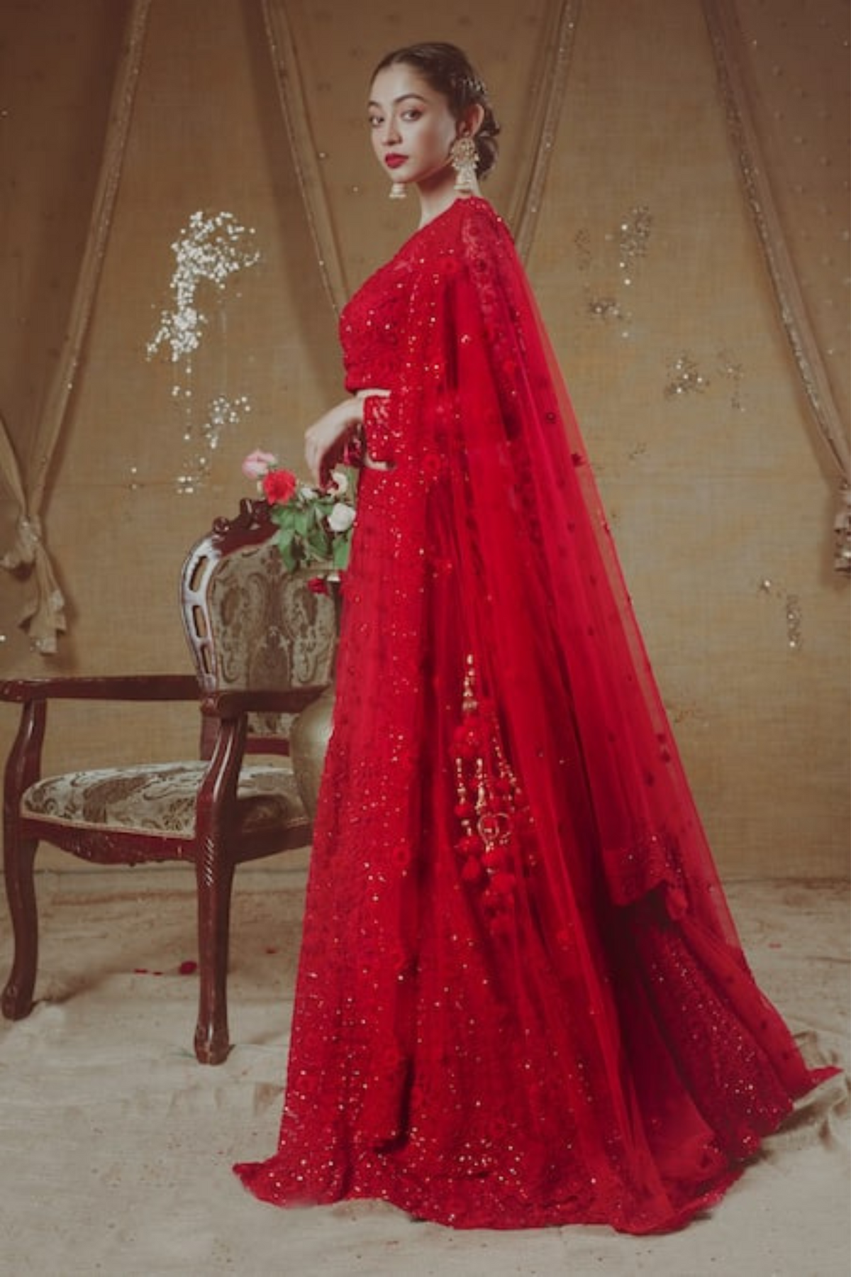 Red Lehenga Set