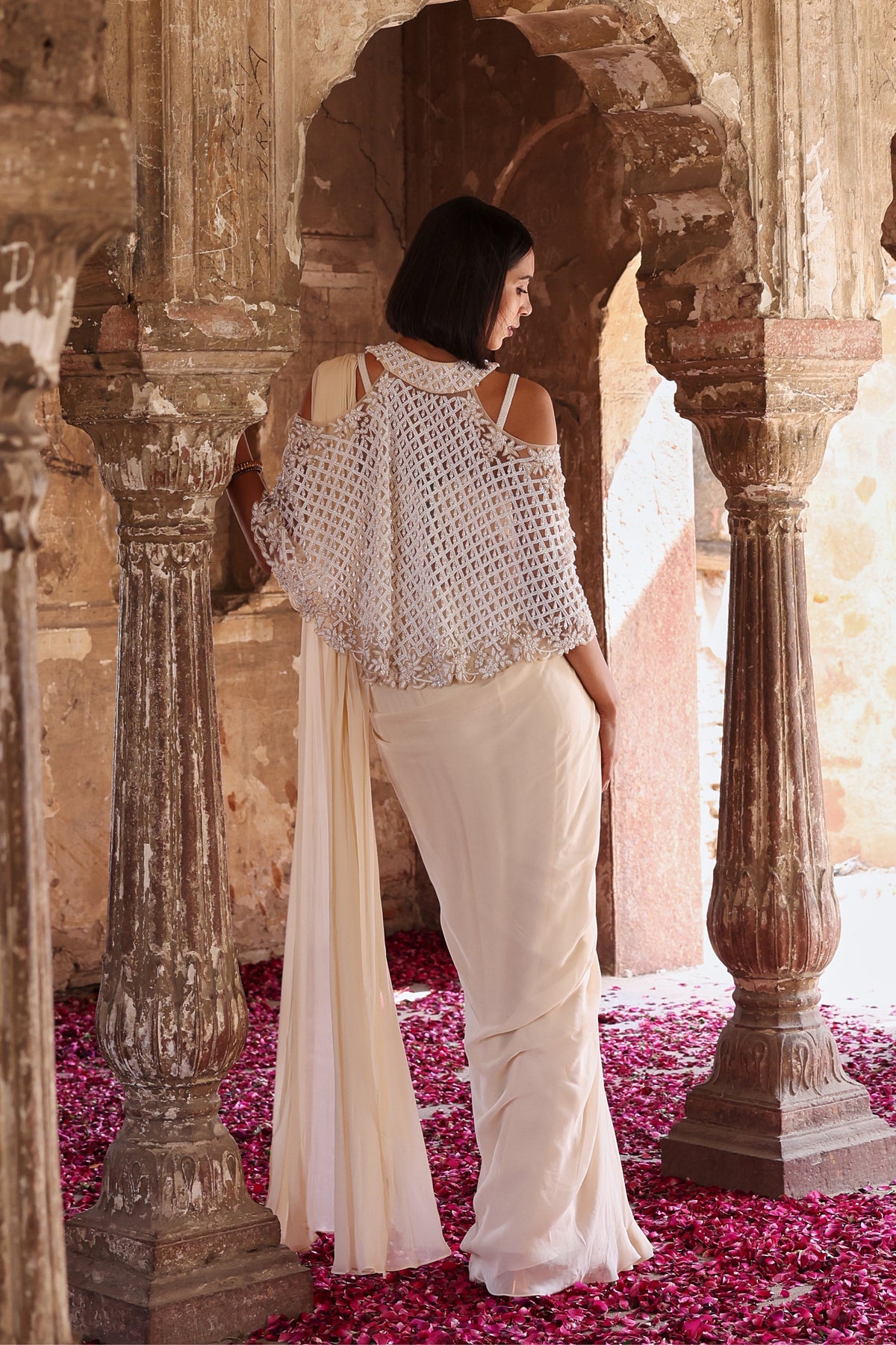 Diya Cape in Ivory
