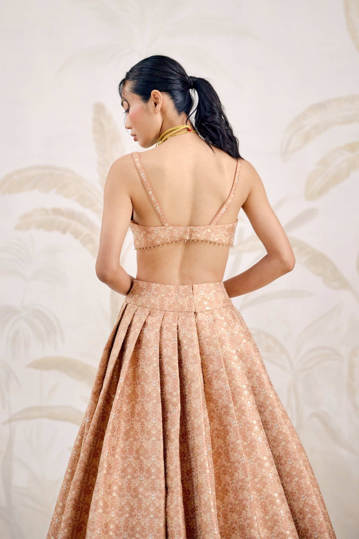 Dusty Coral Lehenga Set